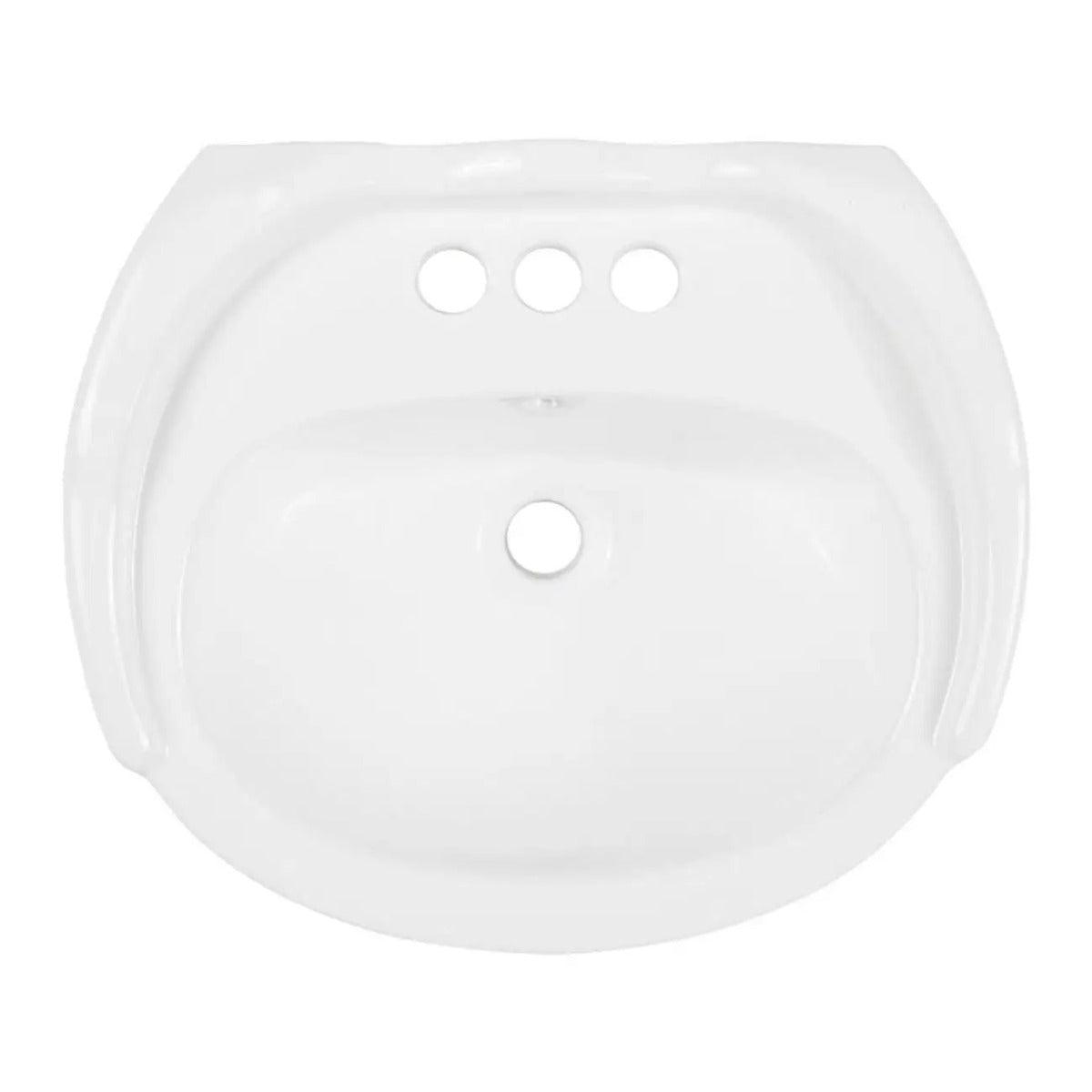 20 Inch Pedestal Sink - 4 Inch Faucet Center | Alternative Image 05