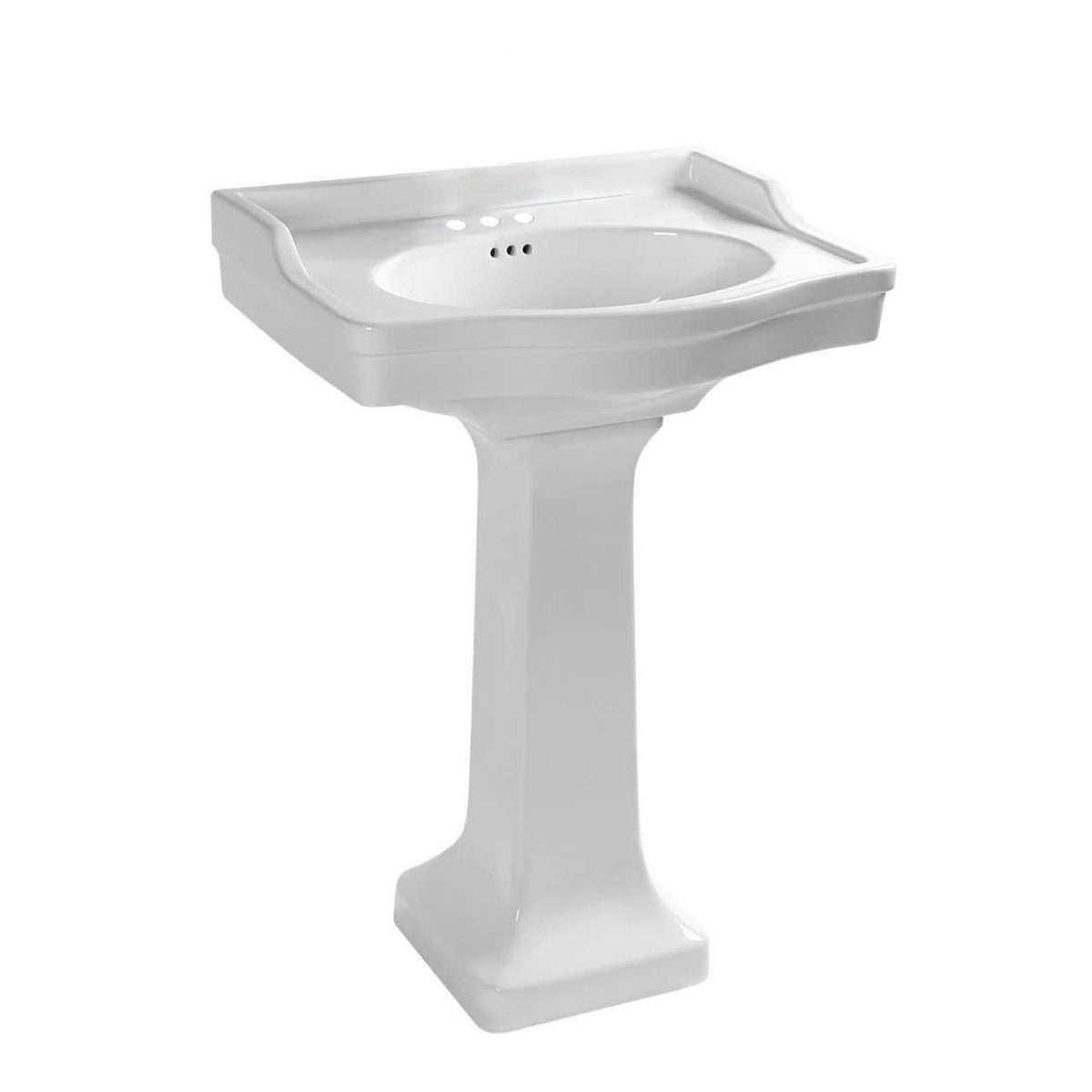 24 Inch Bathroom Pedestal Sink | Alternative Image 02