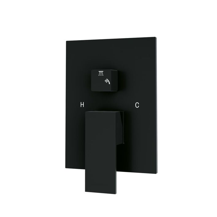 Standard Valve - 2 Rounded Handles | Alternative Image 01 | finish:Matte Black