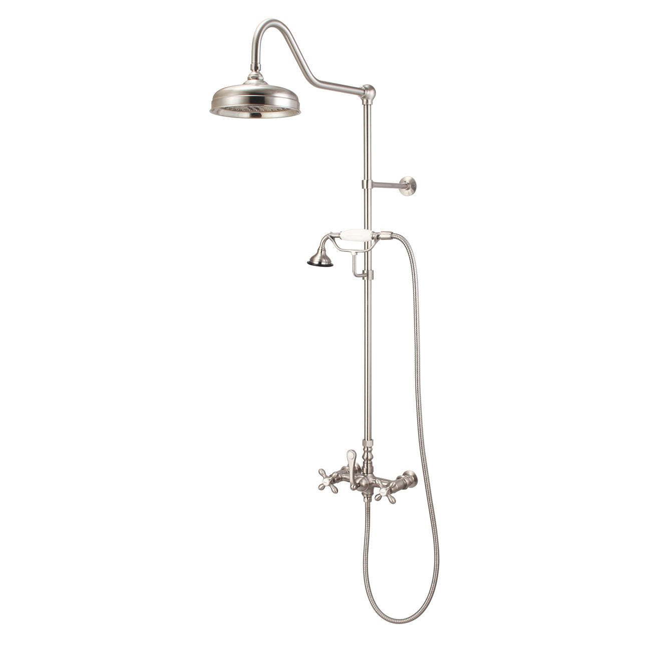 Wall Mount Exposed Shower | Alternative Image 01 | finish:Brushed Nickel