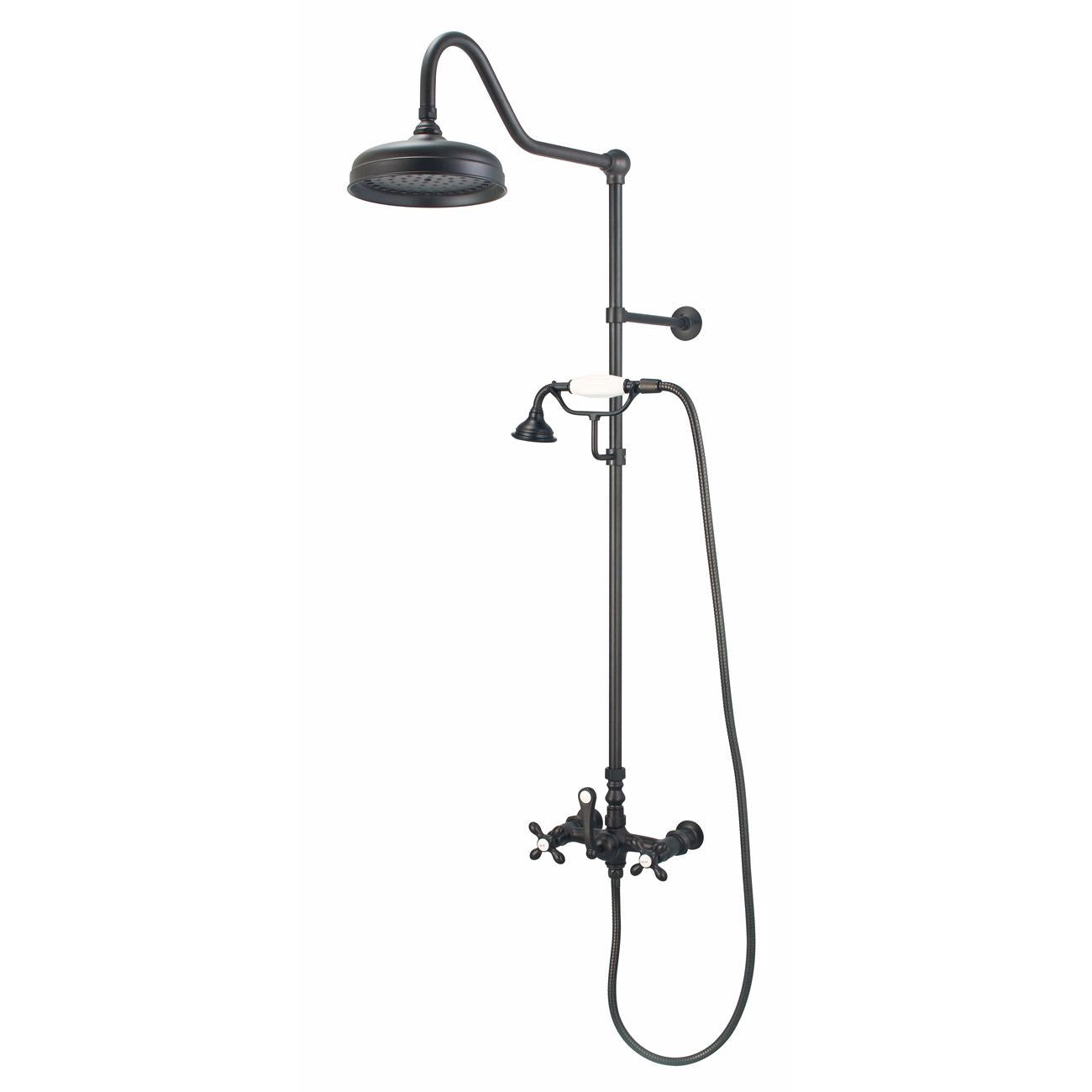 Wall Mount Exposed Shower-Matte Black | Alternative Image 01 | finish:Matte Black