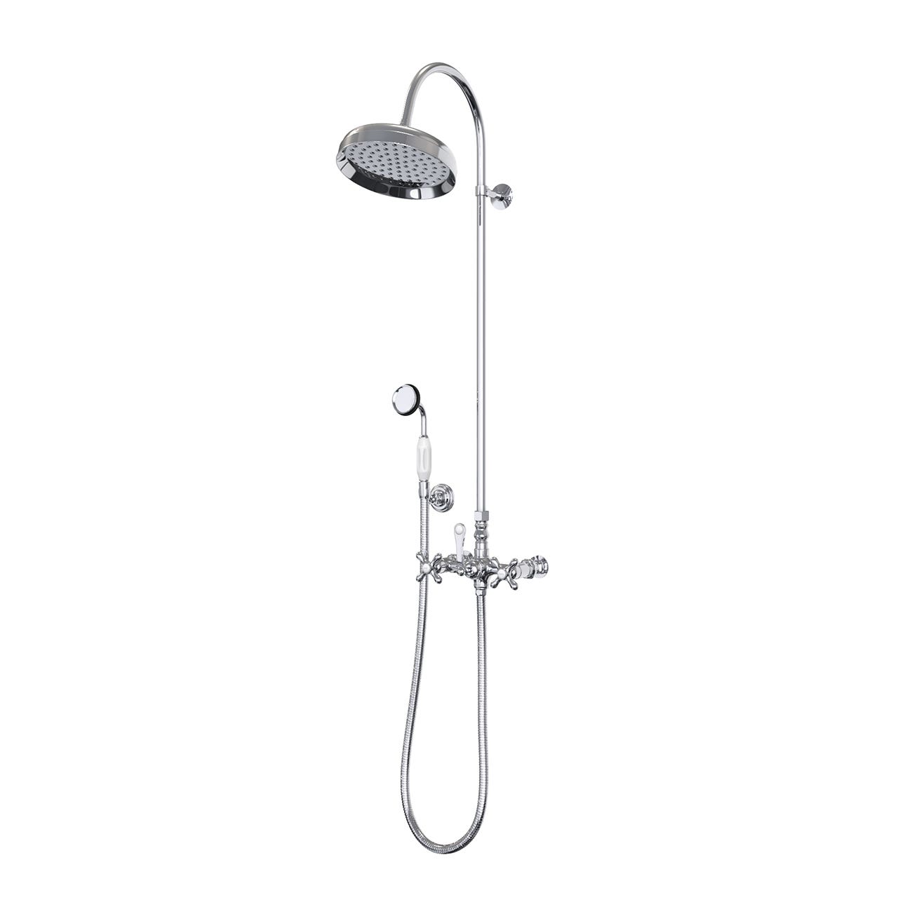Wall Mount Exposed Shower | Alternative Image 01 | finish:Chrome