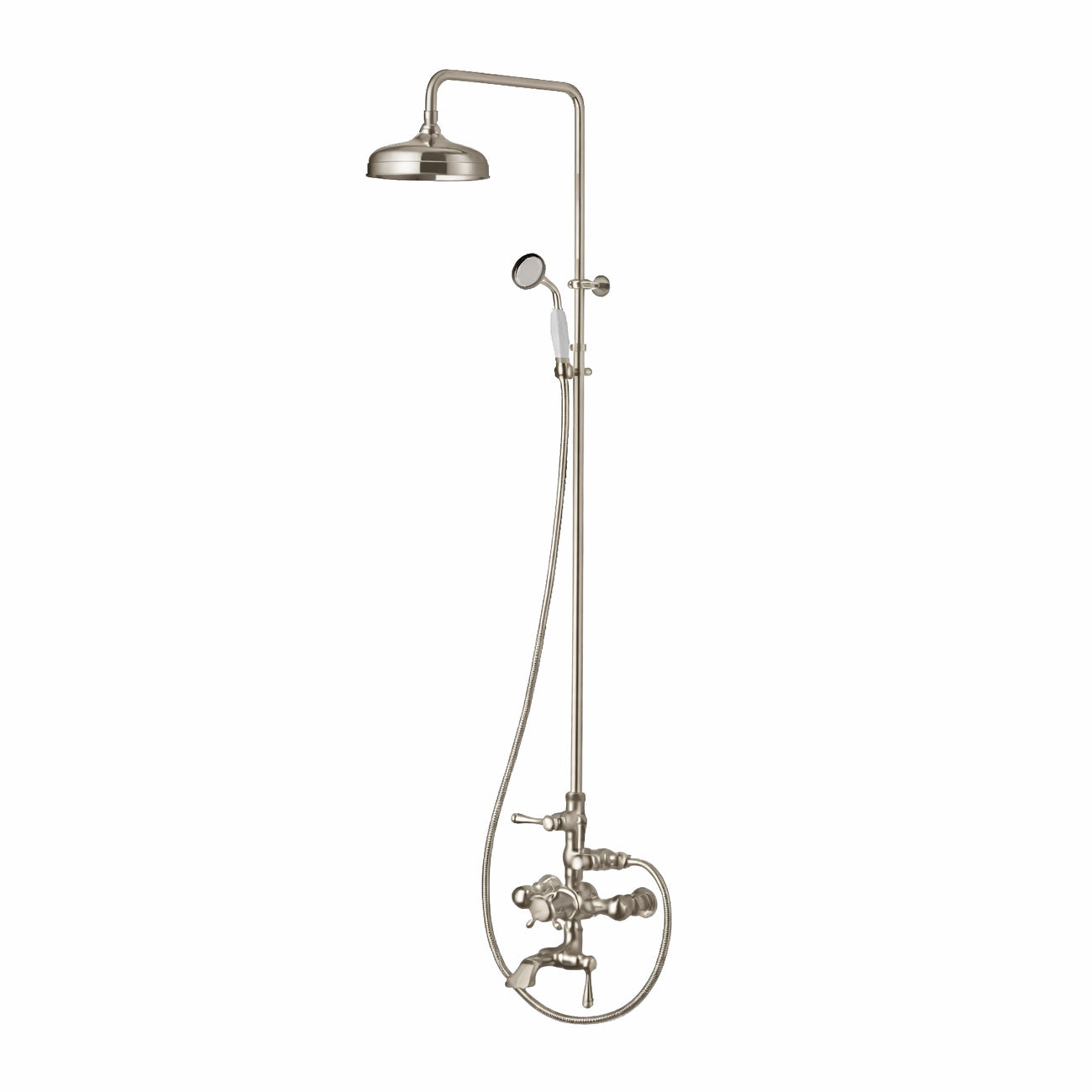 Wall Mount Exposed Shower | Alternative Image 01 | finish:Brushed Nickel