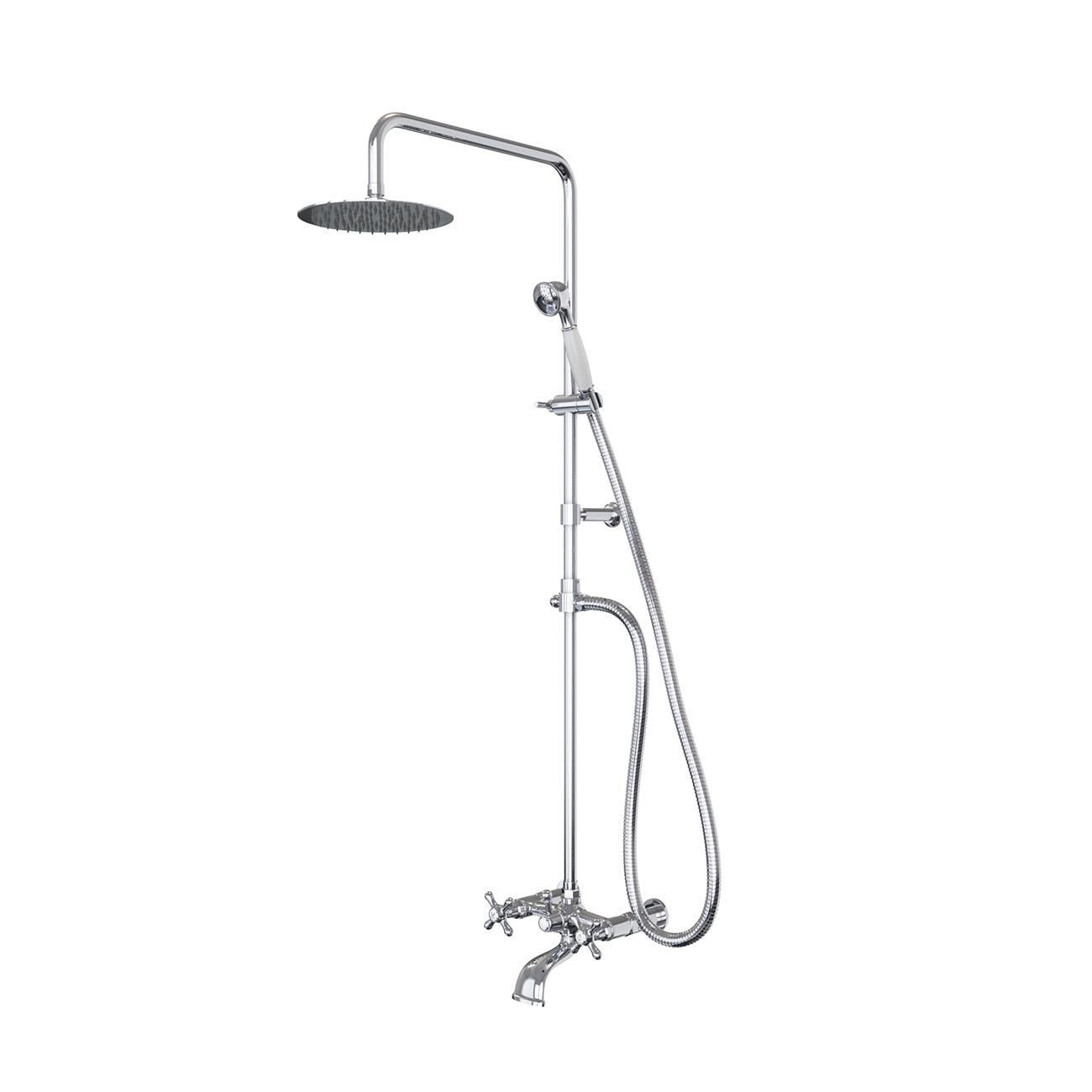 Wall Mount Exposed Shower | Alternative Image 01 | finish:Chrome