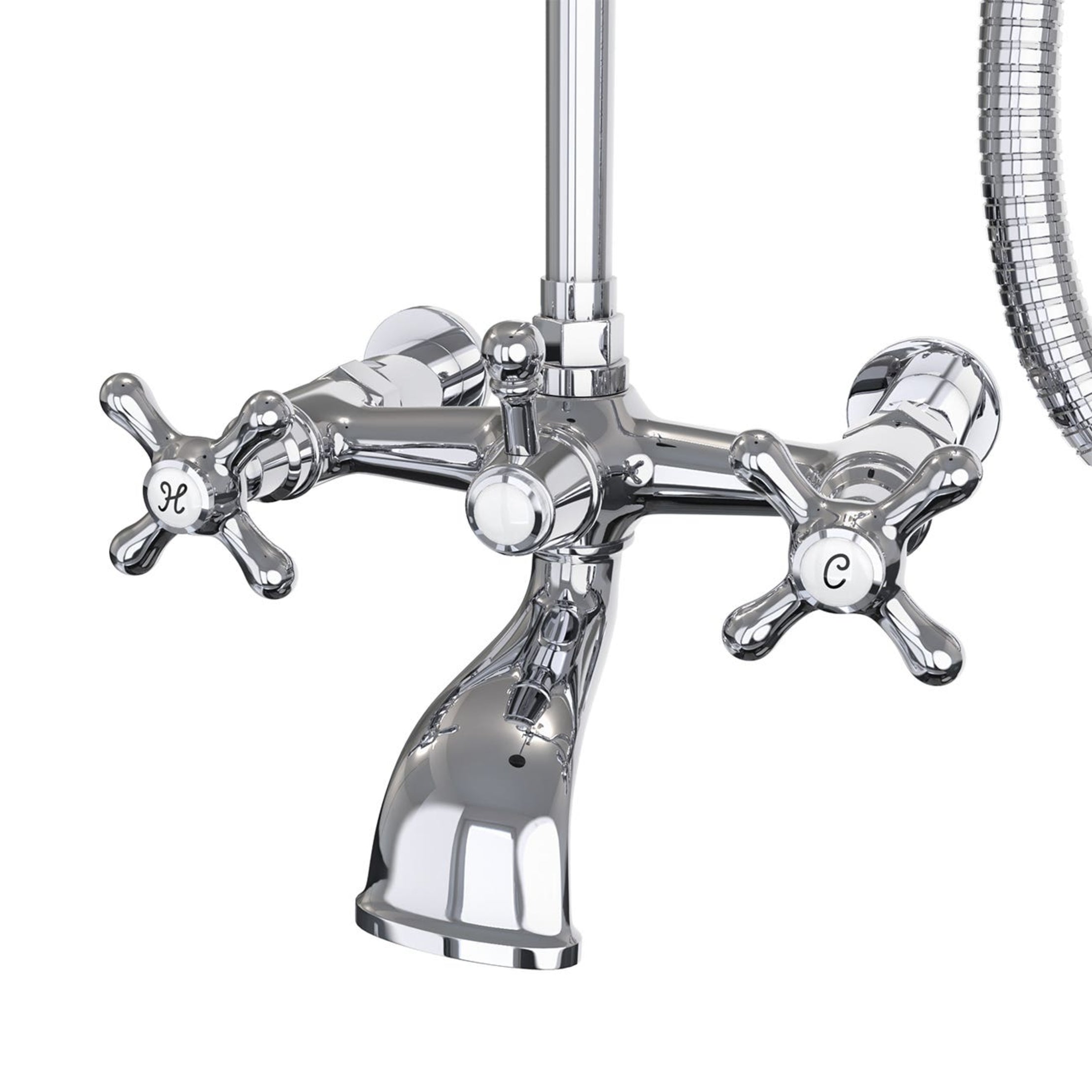 Wall Mount Exposed Shower | Alternative Image 02 | finish:Chrome