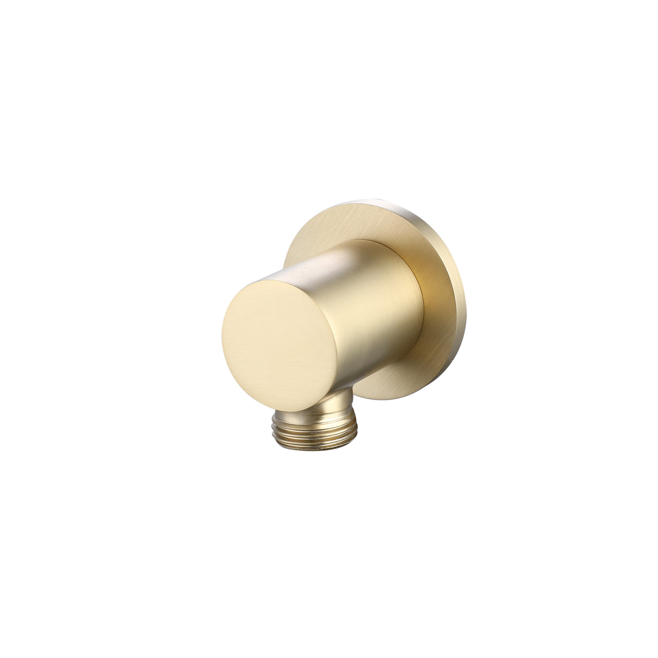 Shower Supply Elbow Union - Round | Alternative Image 01 | finish:Brushed Brass