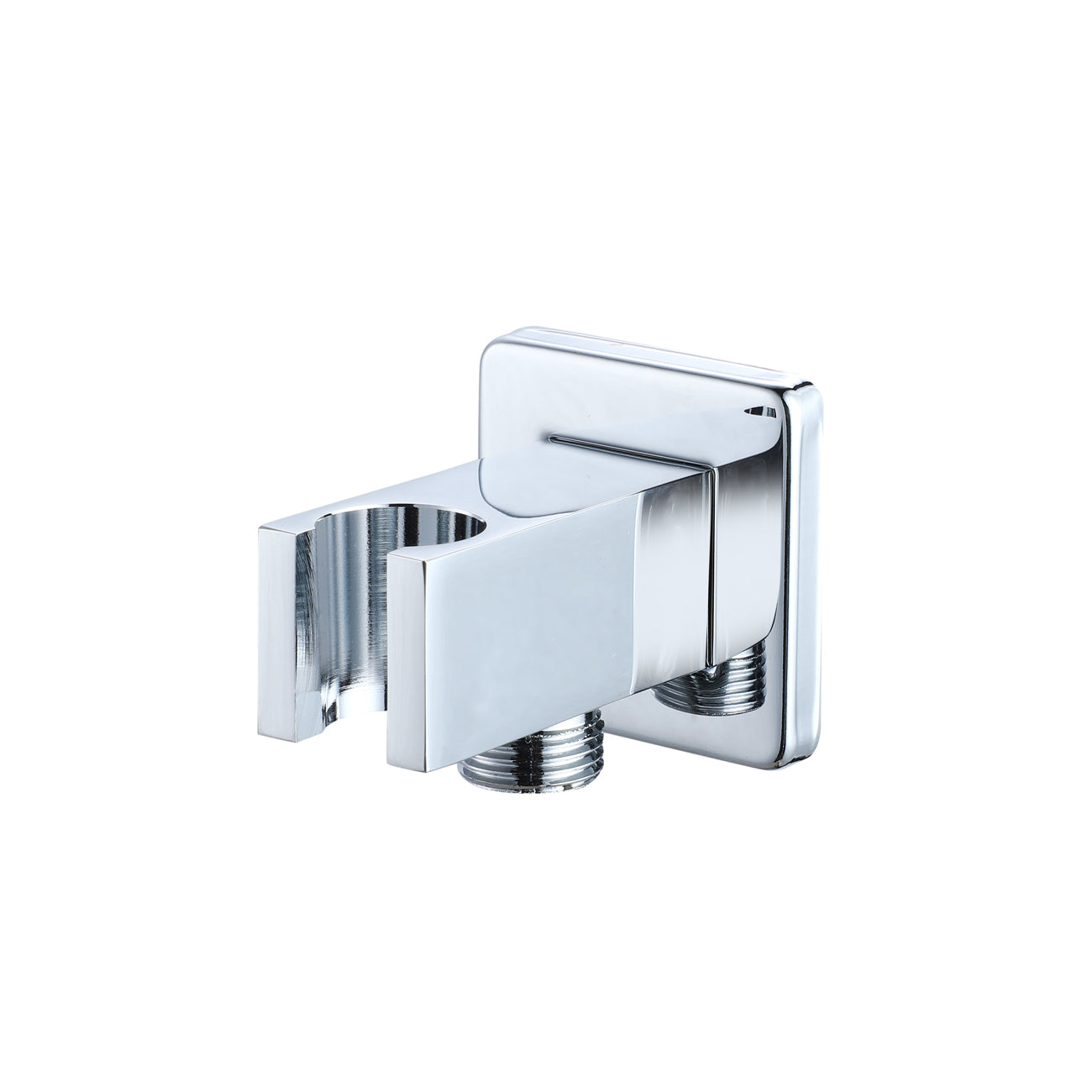 Wall Mount Handshower Holder - Square | Alternative Image 01 | finish:Chrome