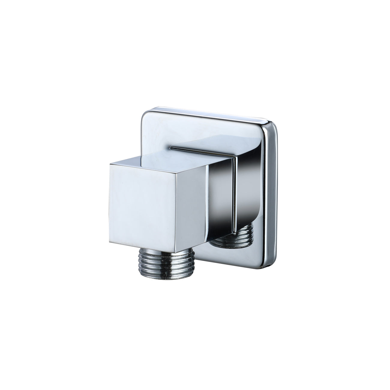 Shower Supply Elbow Union - Square | Alternative Image 03 | finish:Brushed Brass
