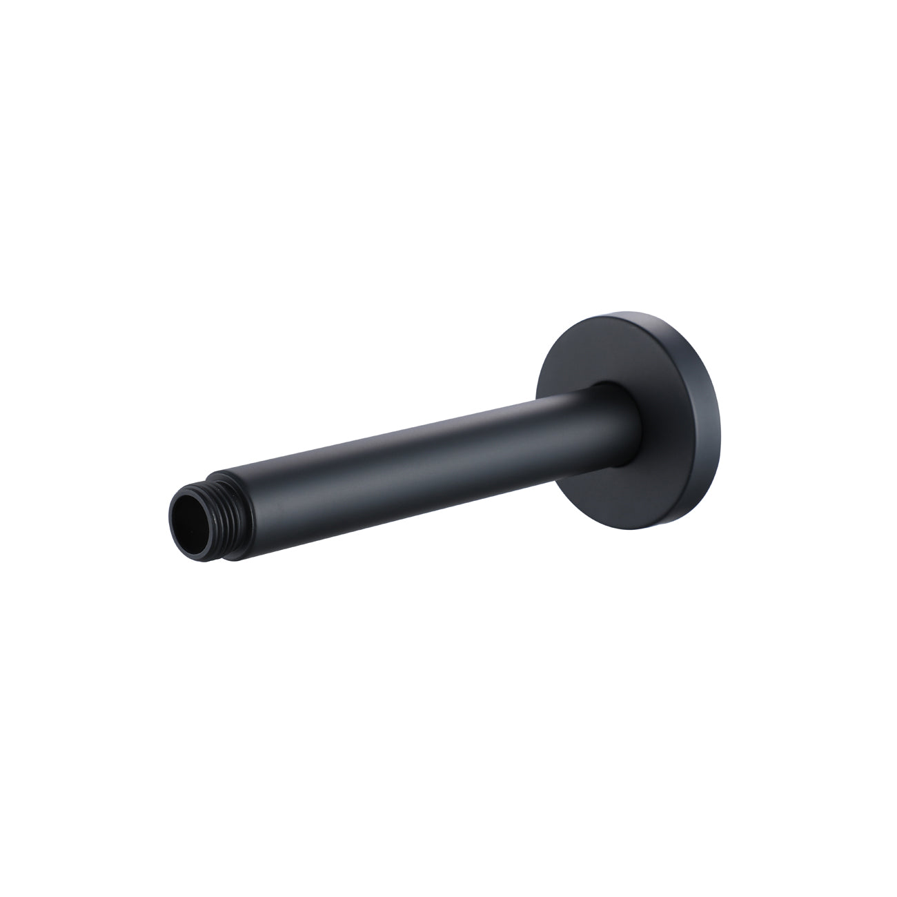 Ceiling Shower Arm - Round | Alternative Image 01 | size:6 | finish:Matte Black