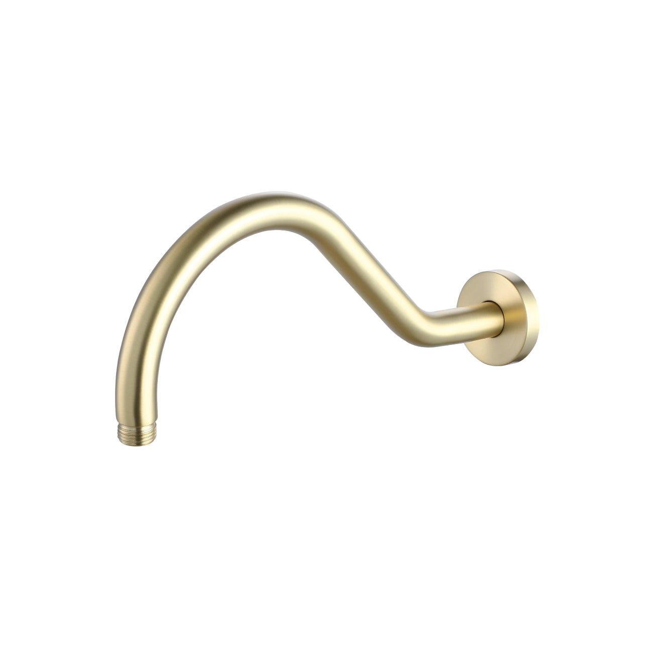 Shower Arm - Hook Neck | Alternative Image 02 | size:12 | finish:Matte Black