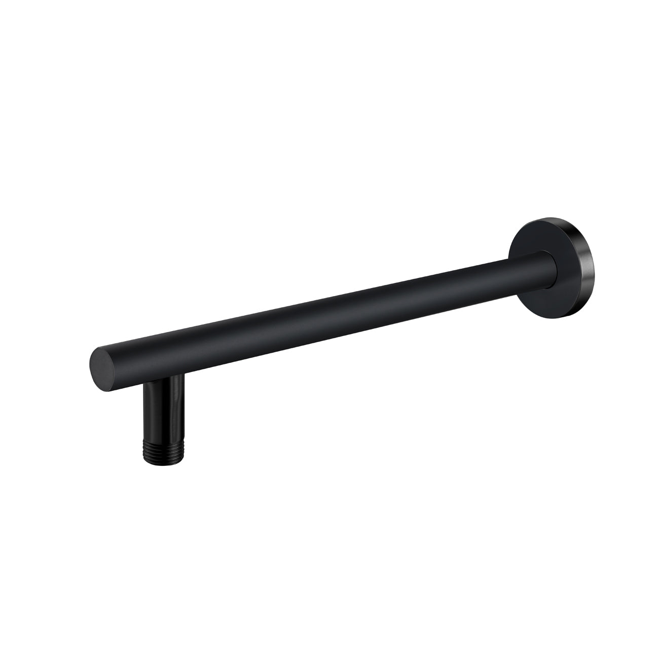 Shower Arm - Round | Alternative Image 01 | finish:Matte Black