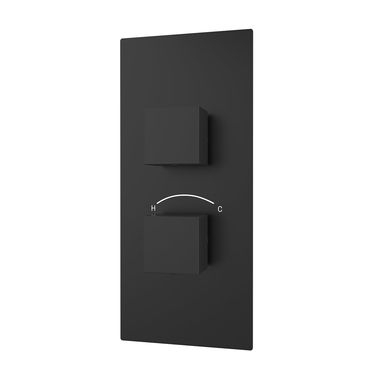 Thermostatic Valve - 2 Square Handles | Alternative Image 03 | finish:Chrome