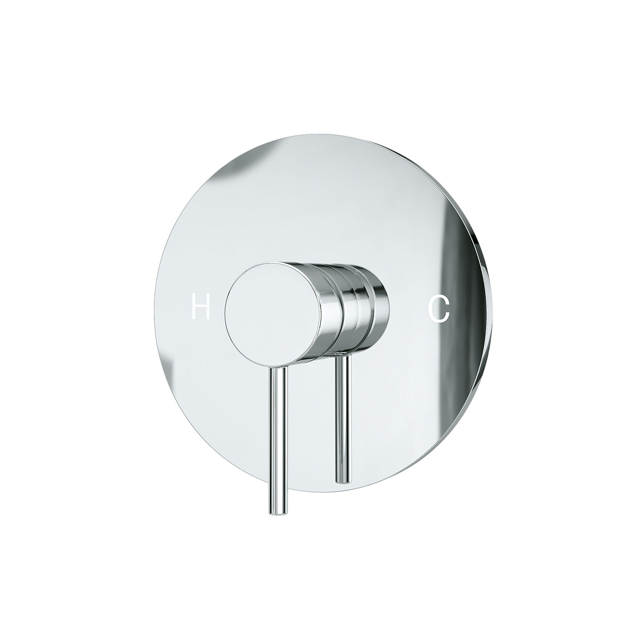 Standard Valve - 1 Round Handle | Alternative Image 01 | finish:Chrome