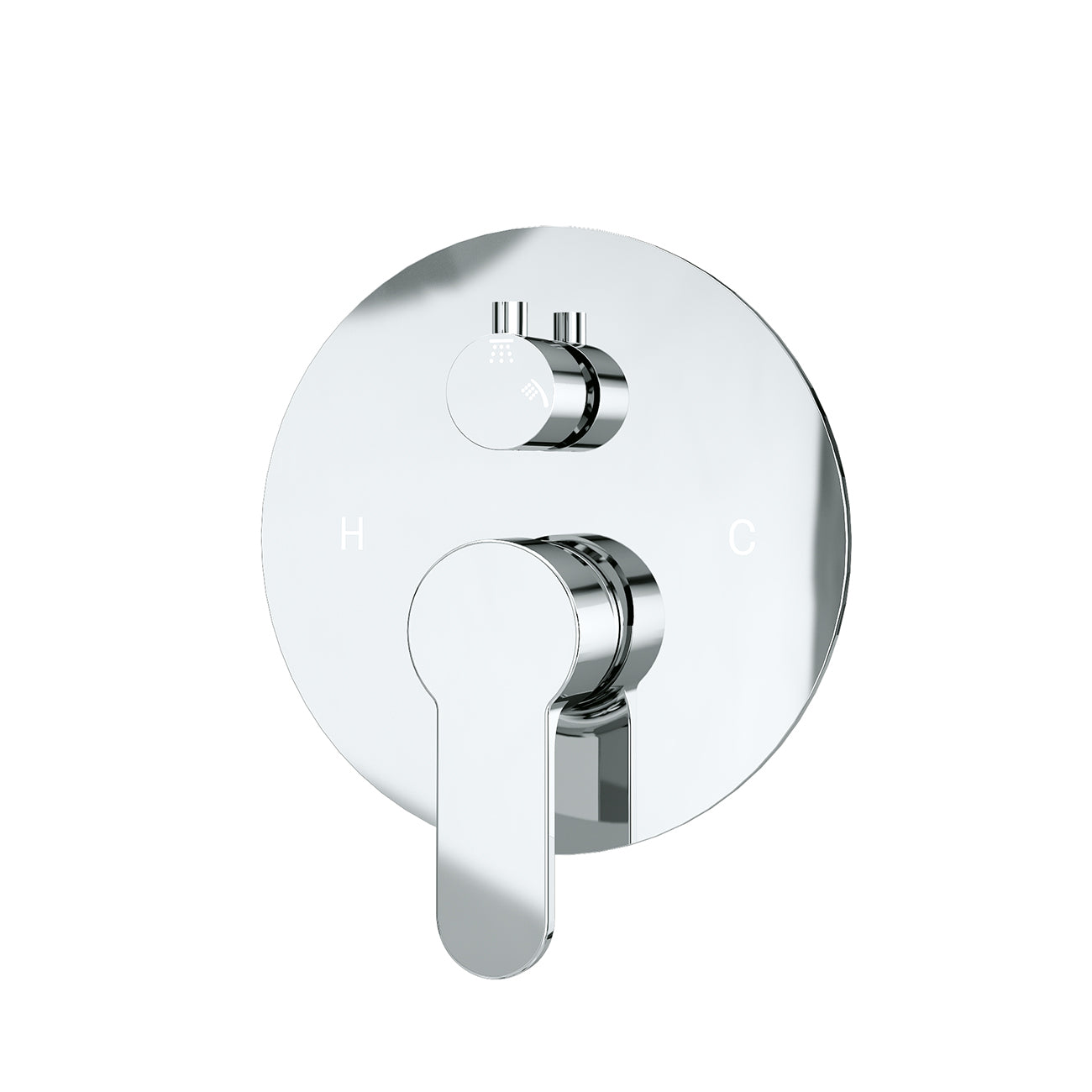 Standard Valve - 2 Rounded Handles | Alternative Image 03 | finish:Matte Black