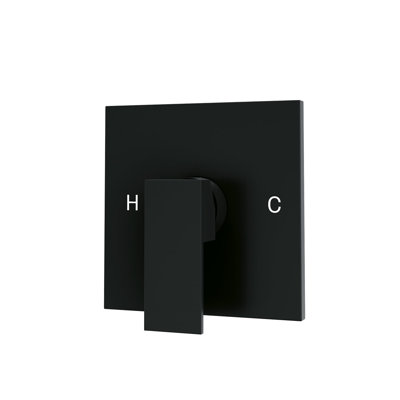 Standard Valve - 1 Square Handles | Alternative Image 01 | finish:Matte Black