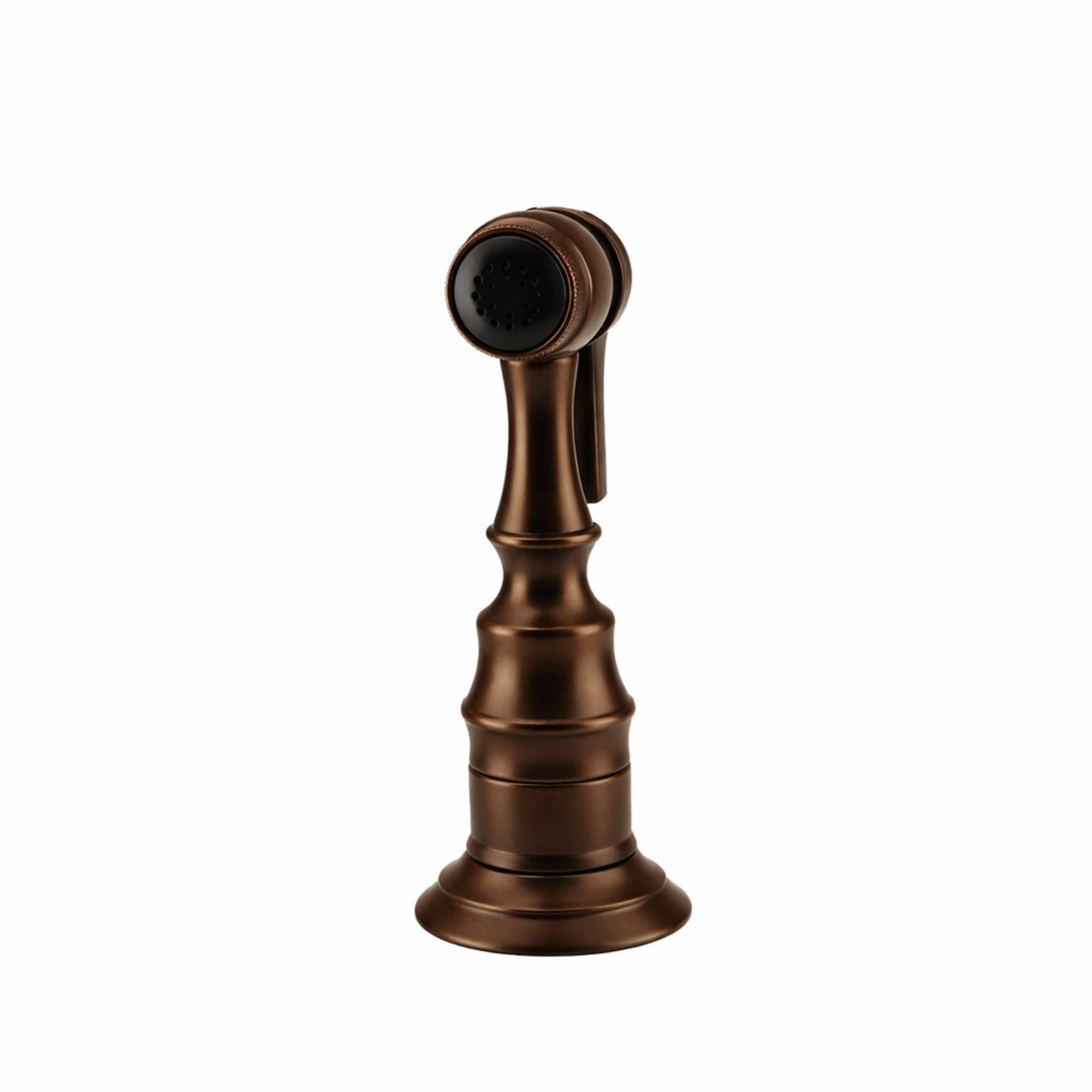 Adriana Bridge Kitchen Faucet - Metal Cross Handles - Oil Rubbed Bronze | Alternative Image 04 | finish:Oil Rubbed Bronze