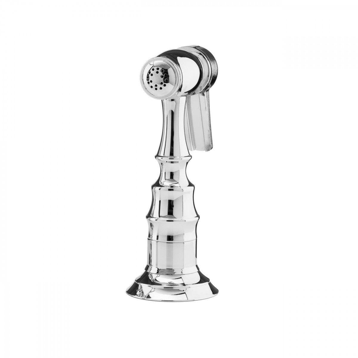 Adriana Bridge Kitchen Faucet - Porcelain Lever Handles - Chrome | Alternative Image 03 | finish:Chrome