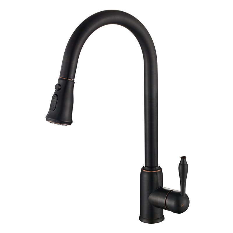 Landon Single Post Kitchen Faucet-Brushed Brass | Alternative Image 03 | finish:Brushed Brass