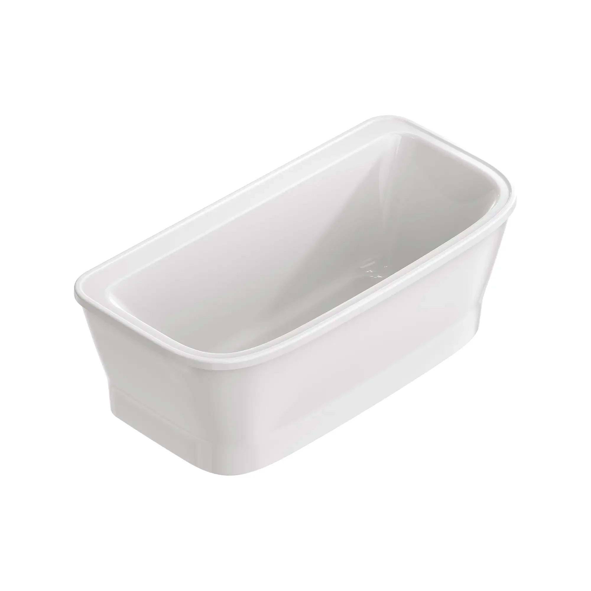 Brecken 68 x 34-Inch Freestanding Bathtub With White Drain and Overflow | Alternative Image 05 | size:68 x 34