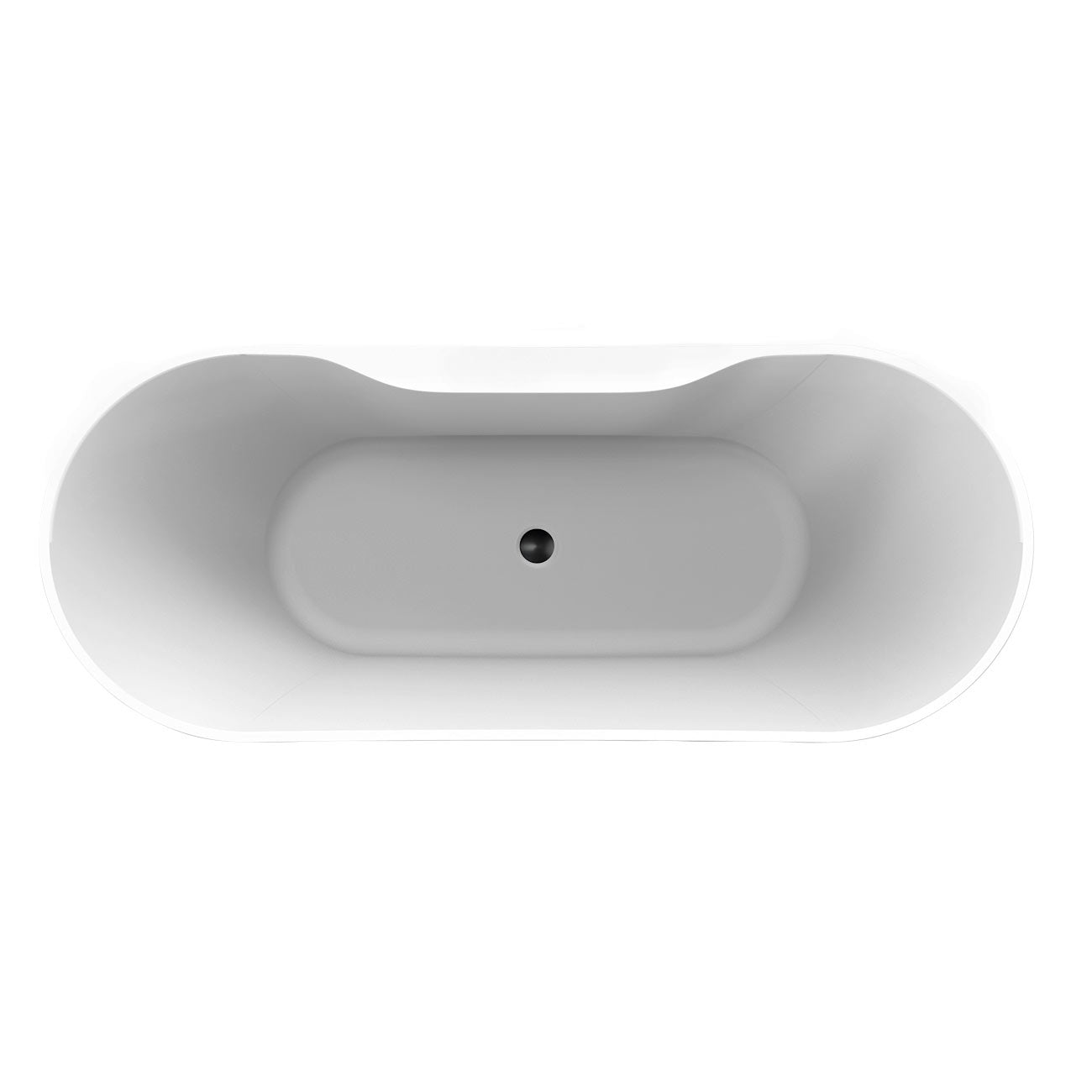 Wexler 60 Inch Acrylic Double Slipper Freestanding Tub | Alternative Image 06 | length:60 | drain finish:Oil Rubbed Bronze