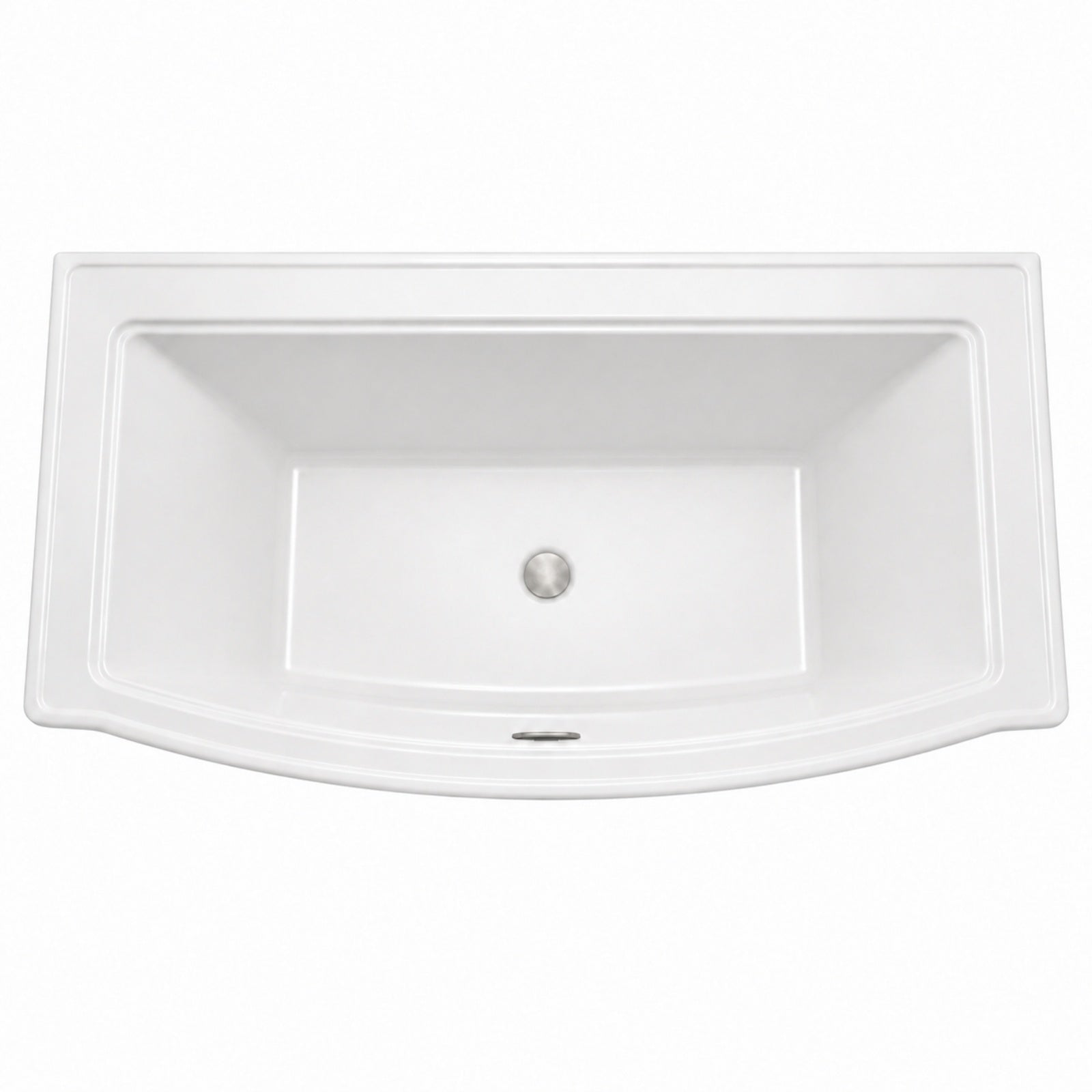 Niven 68 x 36-Inch Freestanding Bathtub | Alternative Image 06 | drain finish:Brushed Nickel