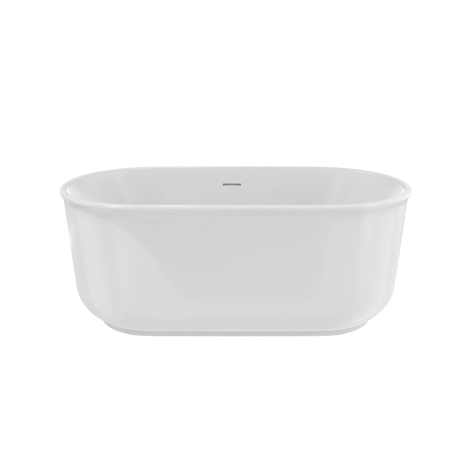 Janine 67 Inch Acrylic Double Ended Freestanding Tub - No Faucet Drillings | Alternative Image 02 | length:67 | drain finish:Chrome