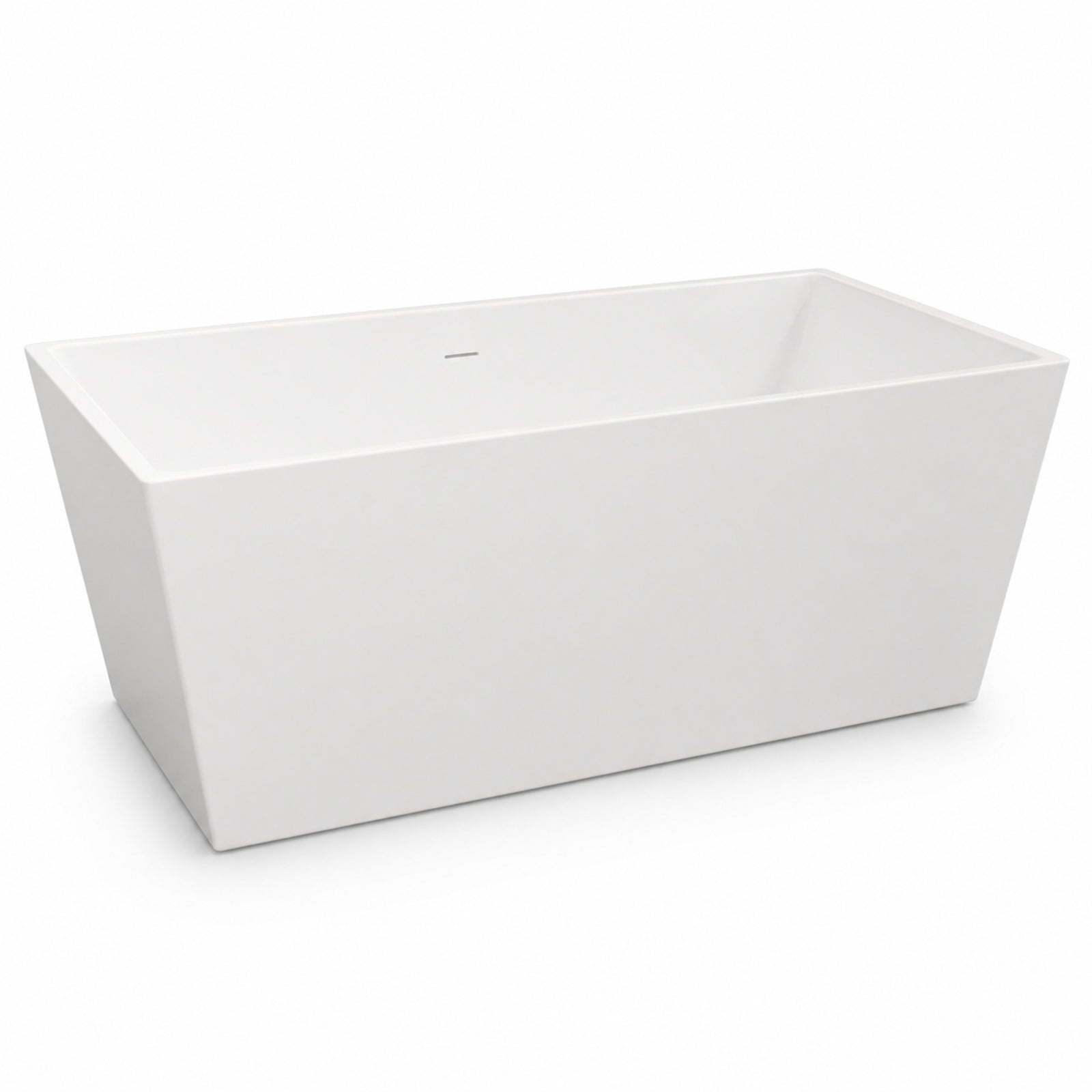 Hancock Acrylic Double Ended Freestanding Tub | Alternative Image 03 | length:59 | drain finish:Oil Rubbed Bronze