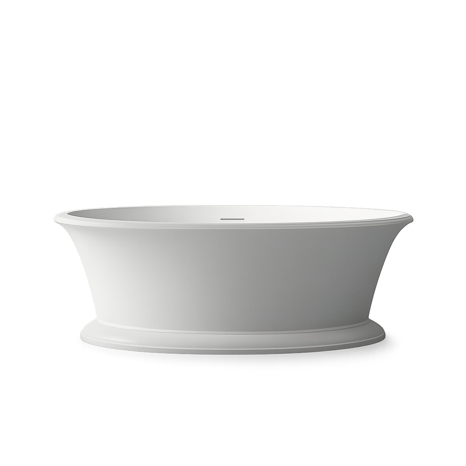 Julian 67 Inch Acrylic Double Ended Pedestal Tub | Alternative Image 02 | drain finish:Oil Rubbed Bronze