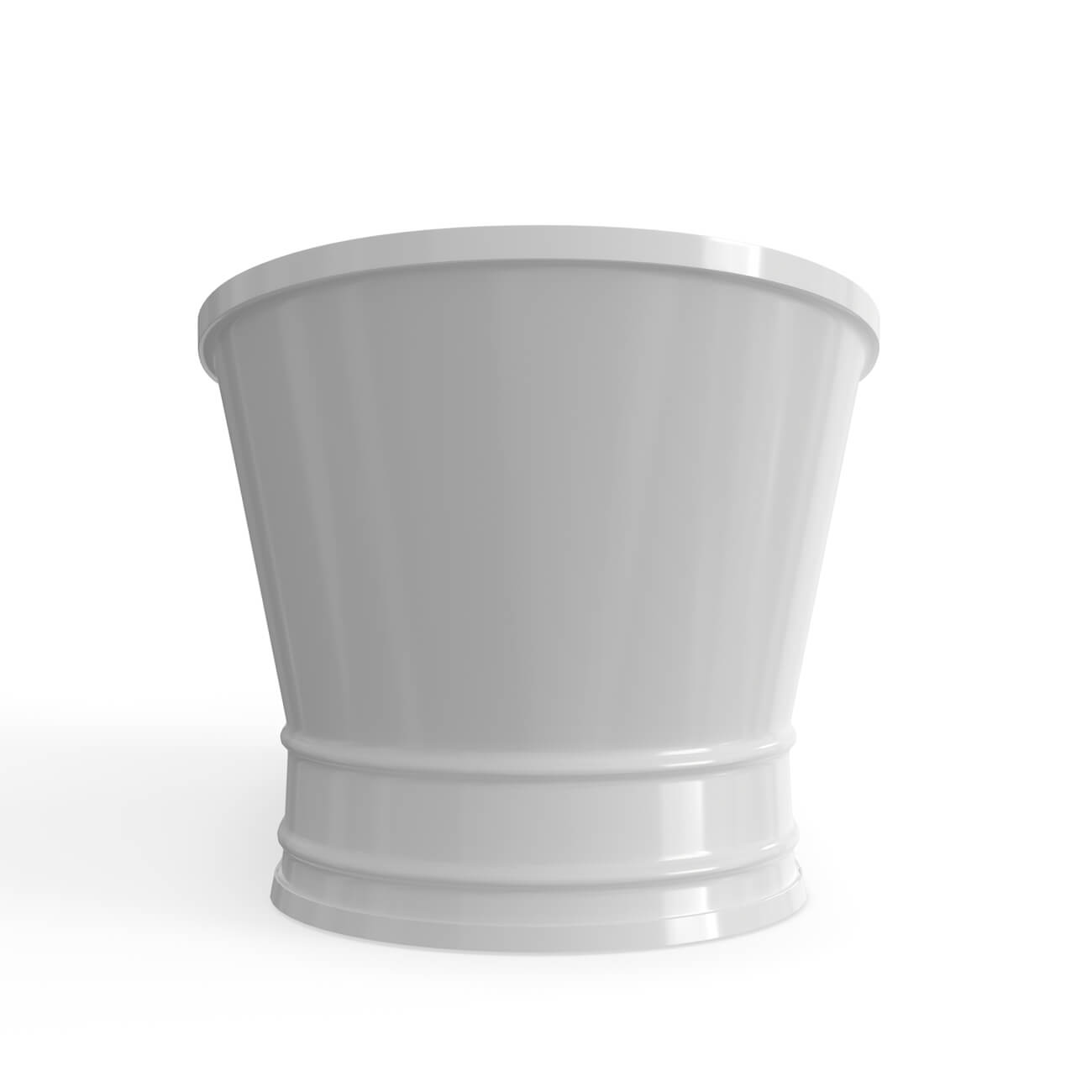 Lenix 69-In Acrylic Double Slipper Soaking Tub | Alternative Image 04 | drain finish:Oil Rubbed Bronze