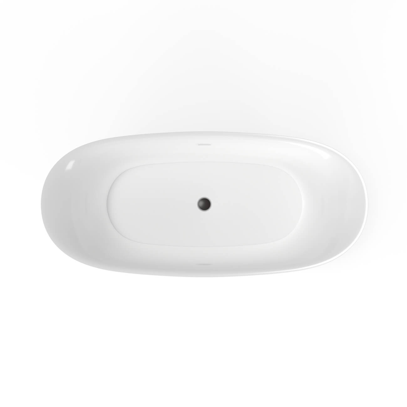 Lenix 69-In Acrylic Double Slipper Soaking Tub | Alternative Image 06 | drain finish:Oil Rubbed Bronze