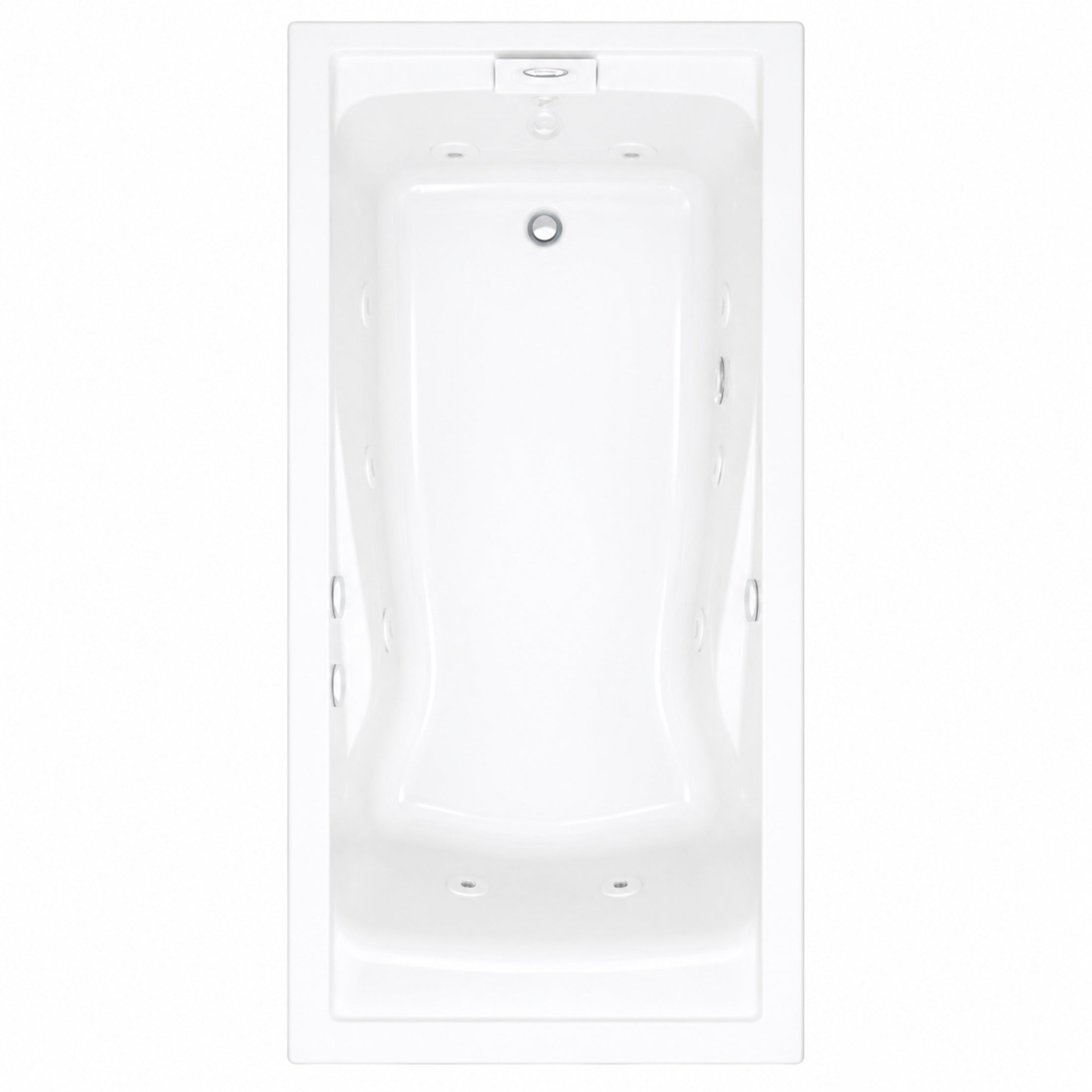 Evelyn 60 x 32-Inch Deep Soak Drop-In Bathtub With EverClean Hydromassage System | Alternative Image 02 | size:60 x 32