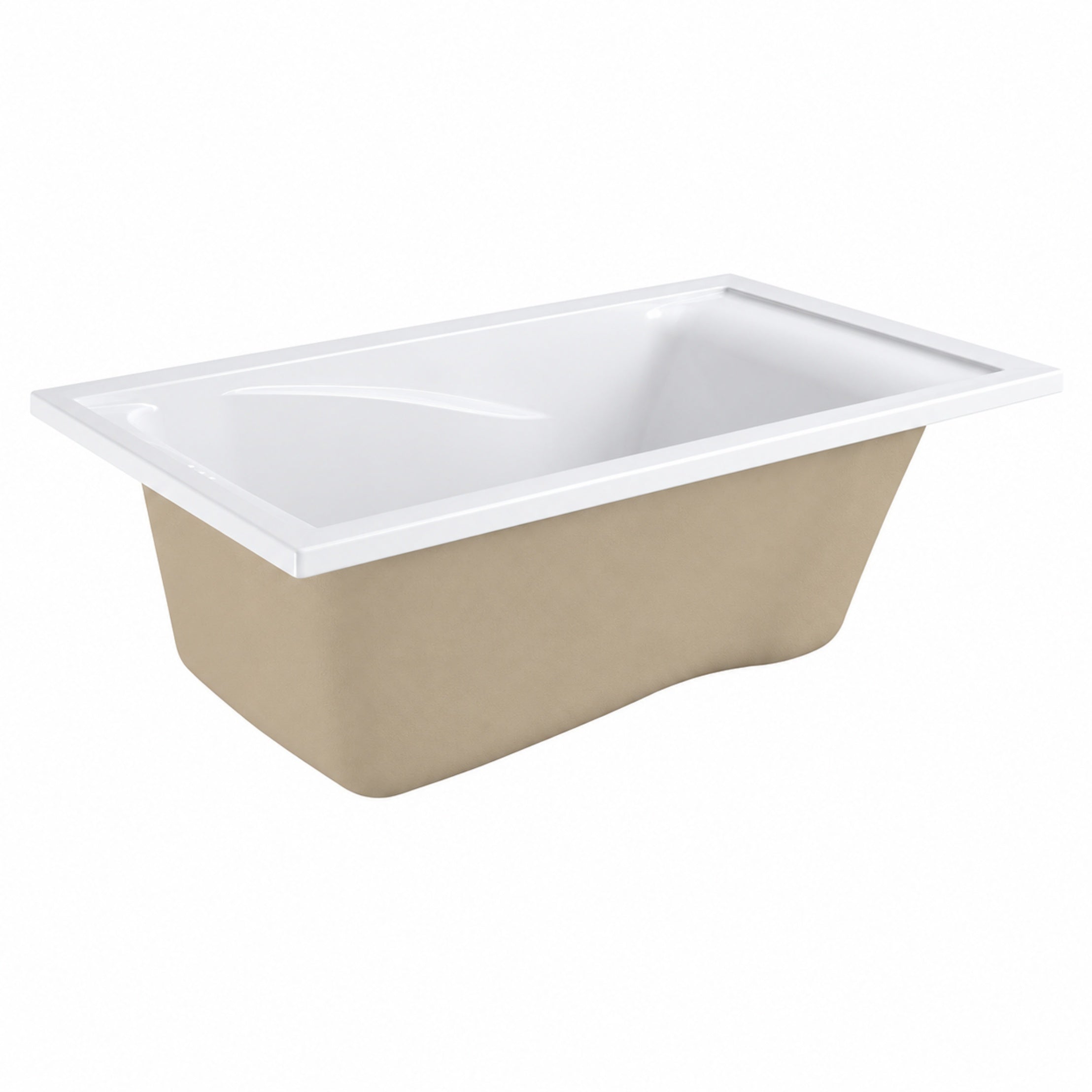 Evelyn 72 x 36-Inch Deep Soak Drop-In Bathtub | Alternative Image 04 | size:72 x 36