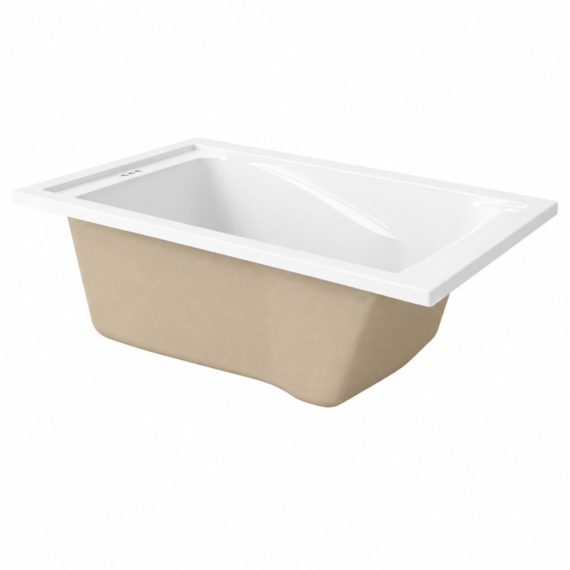 Evelyn 72 x 36-Inch Deep Soak Drop-In Bathtub | Alternative Image 03 | size:72 x 36