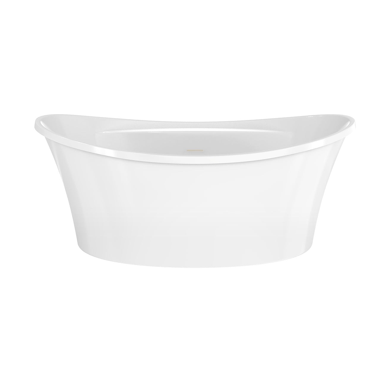 Conway II 66 Inch Acrylic Double Ended Freestanding Tub | Alternative Image 02 | length:66 | drain finish:Oil Rubbed Bronze