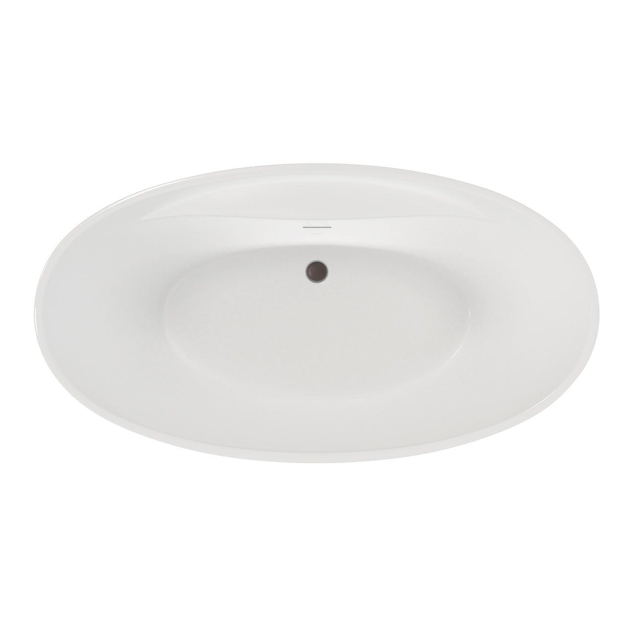 Conway II 66 Inch Acrylic Double Ended Freestanding Tub | Alternative Image 04 | length:66 | drain finish:Oil Rubbed Bronze