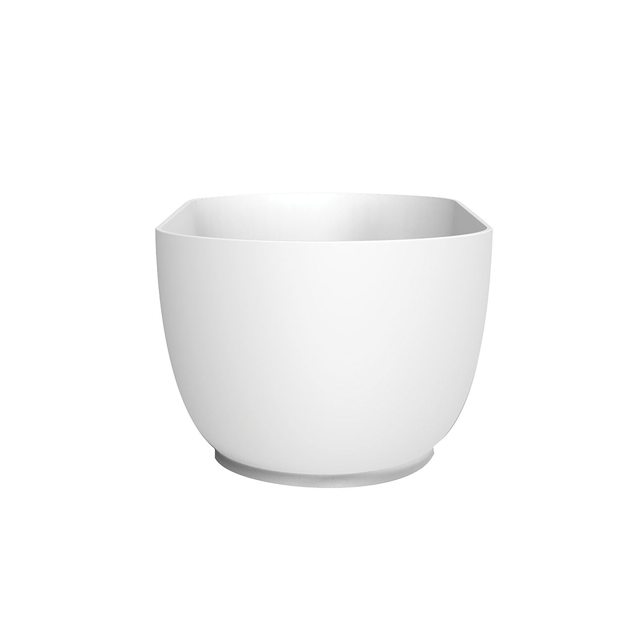 Persia 67 Inch Matte White Double Ended Freestanding Tub | Alternative Image 02 | drain finish:Brushed Nickel