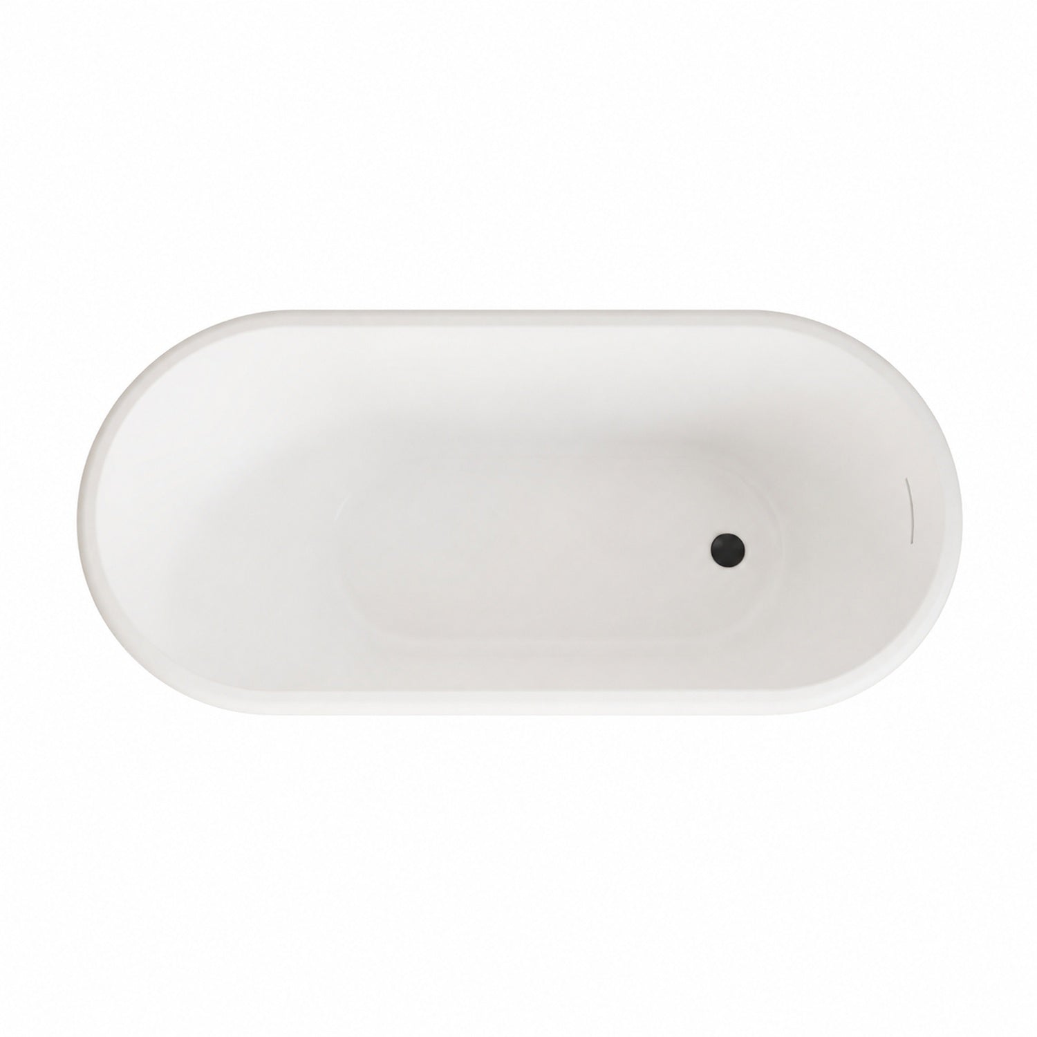 Jasper II 67-Inch Acrylic Contemporary Freestanding Tub | Alternative Image 06 | length:67 | drain finish:Matte Black