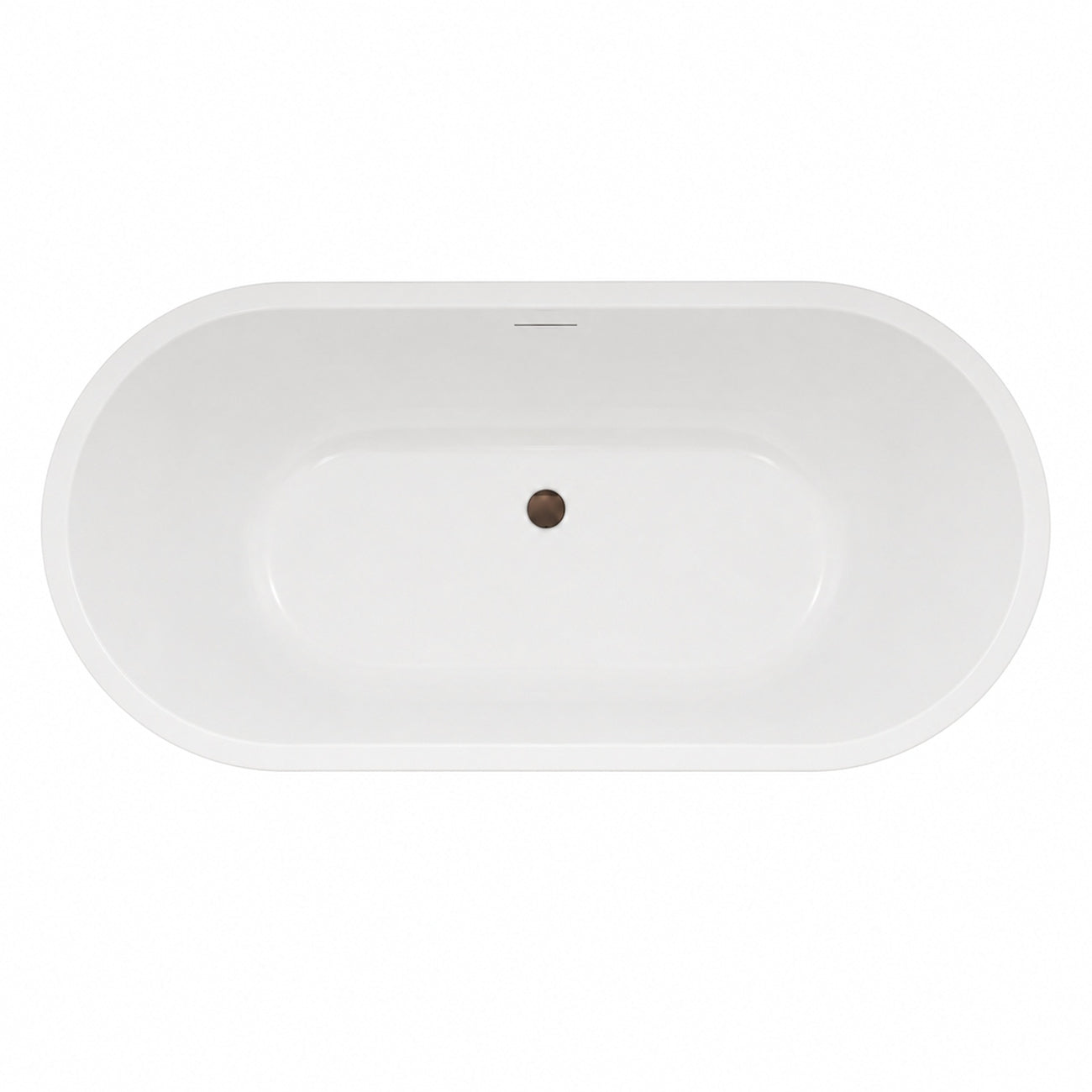 Elara 60-Inch Acrylic Contemporary Freestanding Tub | Alternative Image 06 | length:60 | drain finish:Oil Rubbed Bronze