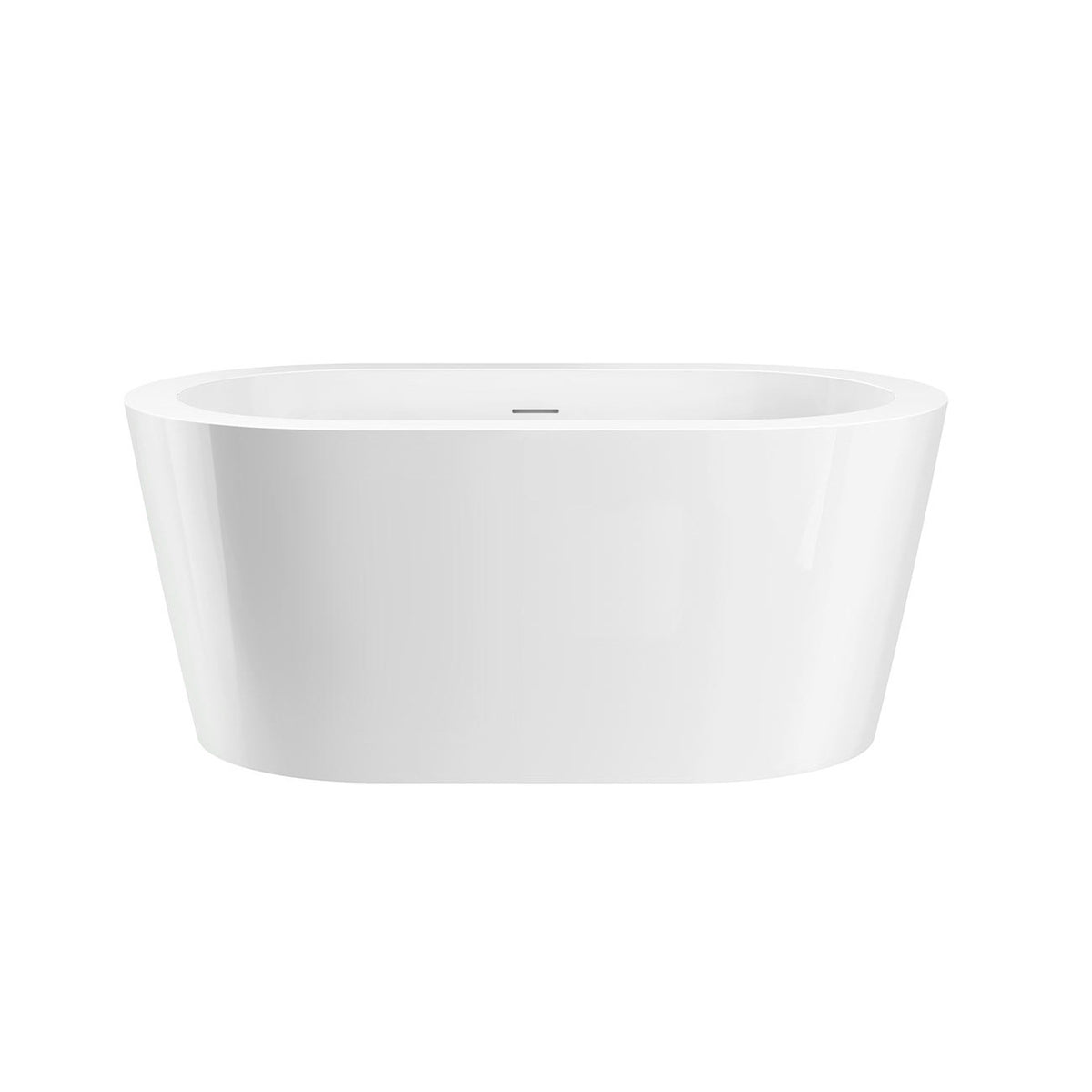 TURKANA II 70 Inch Acrylic Contemporary Double Ended Tub | Alternative Image 02 | length:70 | drain finish:Matte Black