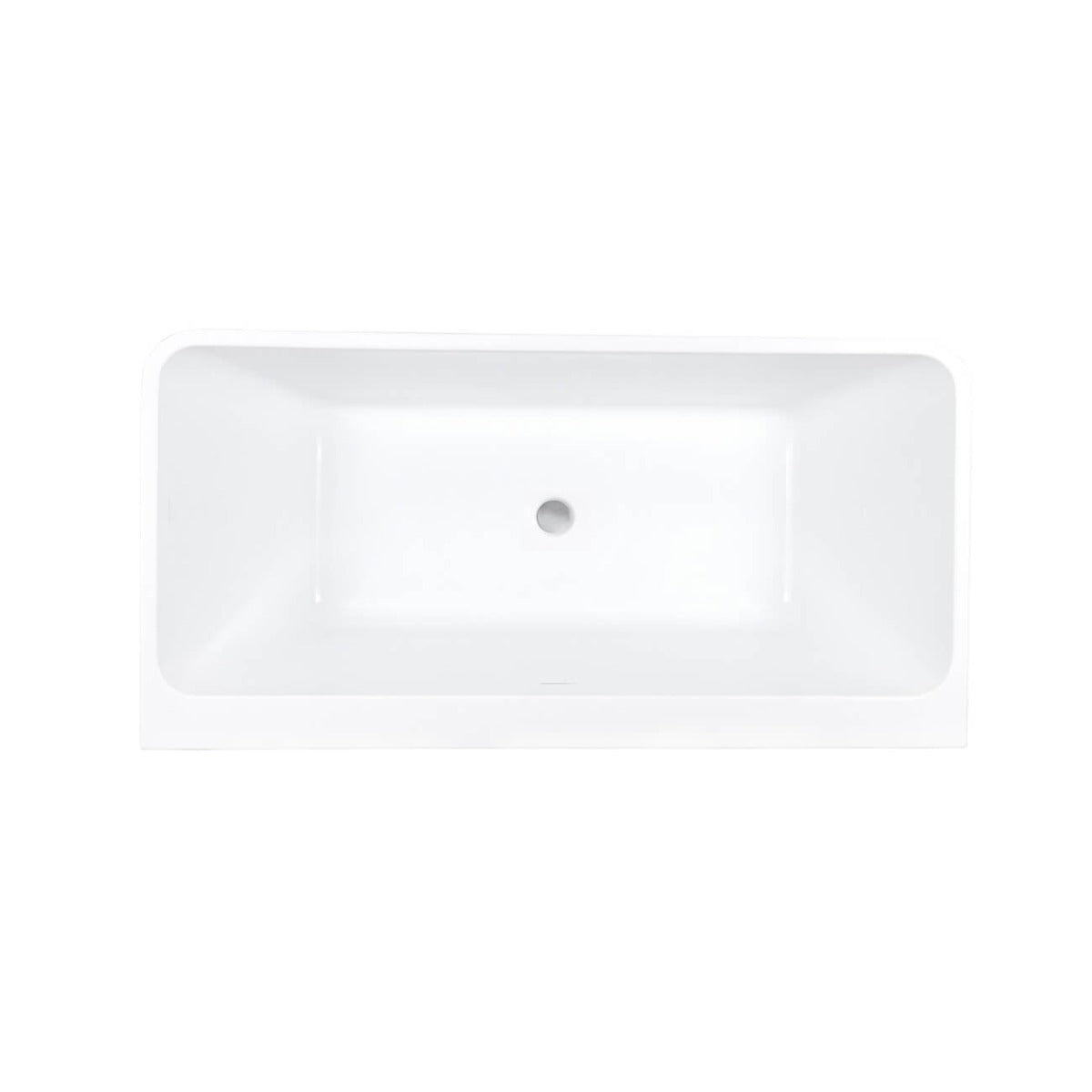 Tiberius 67 Inch Acrylic Double Ended Freestanding Tub | Alternative Image 02 | length:67 | drain finish:Chrome
