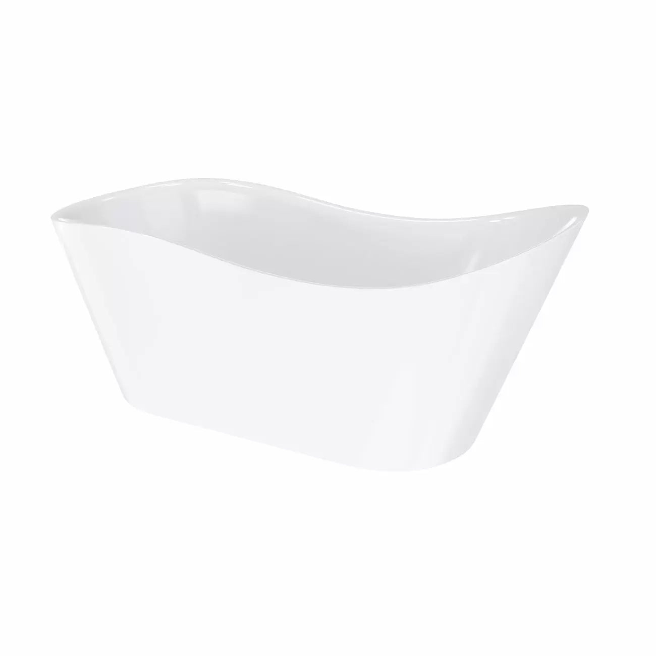 Gianna II 65-In Acrylic Freestanding Contemporary Tub | Alternative Image 02 | drain finish:Brushed Nickel