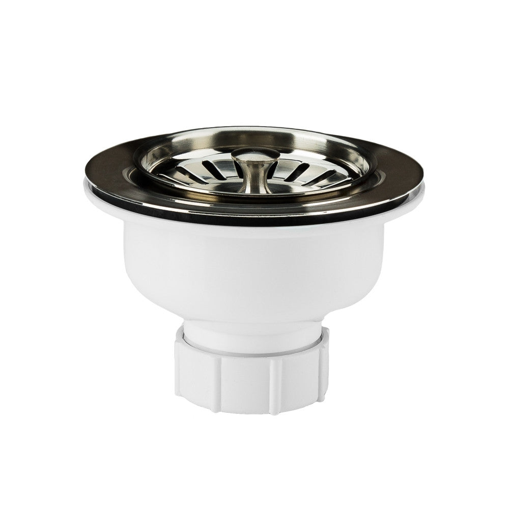 Kitchen Sink Basket Strainer - Brushed Nickel | Alternative Image 01 | finish:Brushed Nickel