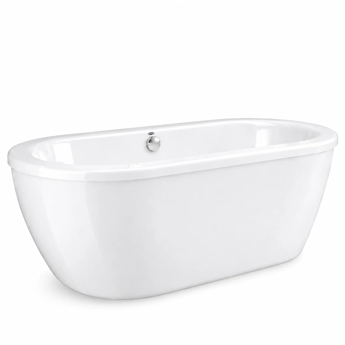 Corin 66 x 32-Inch Freestanding Bathtub and Faucet Package with Chrome Finish | Alternative Image 03