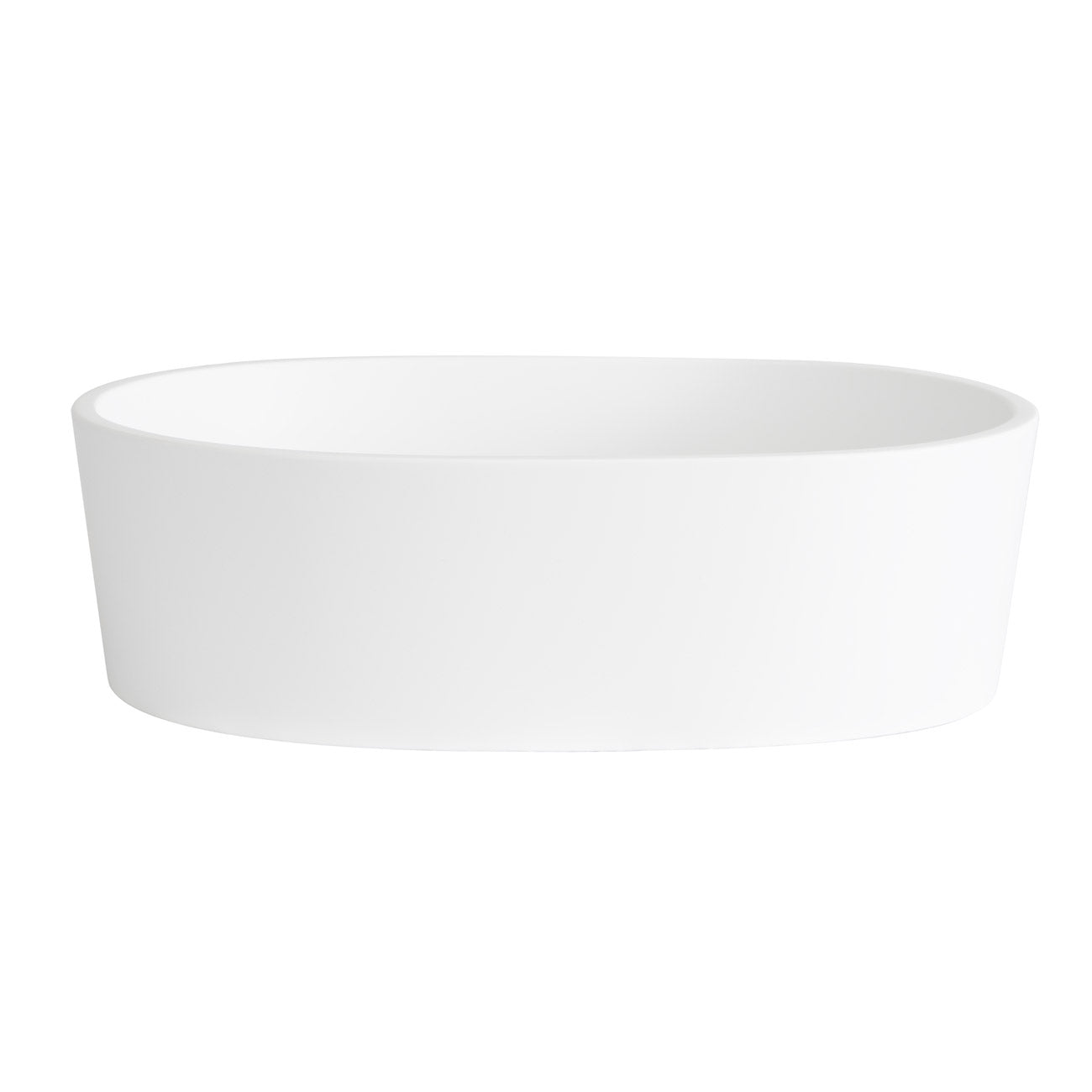 Marseille MineralCast Vessel Sink - Matte White | Alternative Image 02