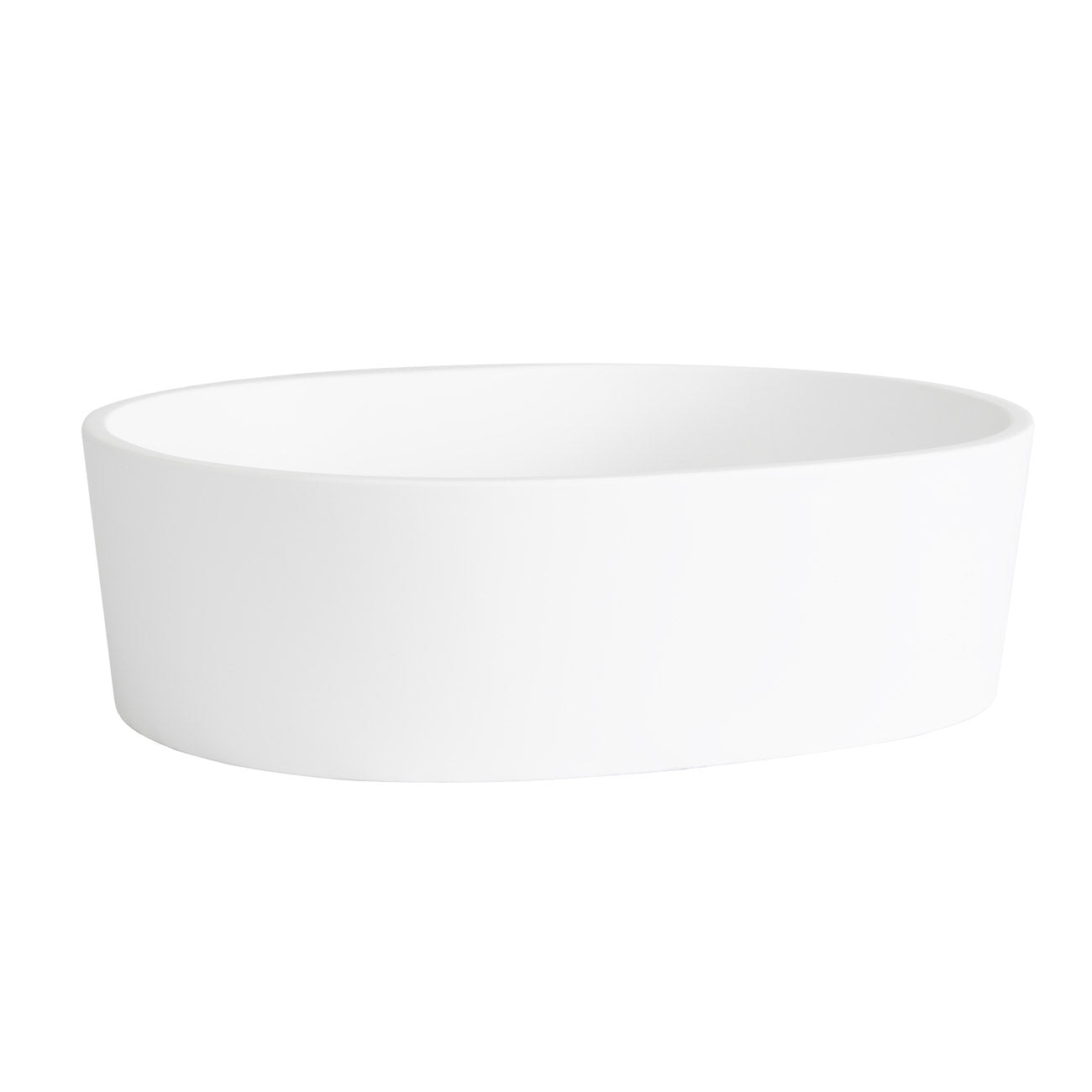 Marseille MineralCast Vessel Sink - Matte White | Alternative Image 03