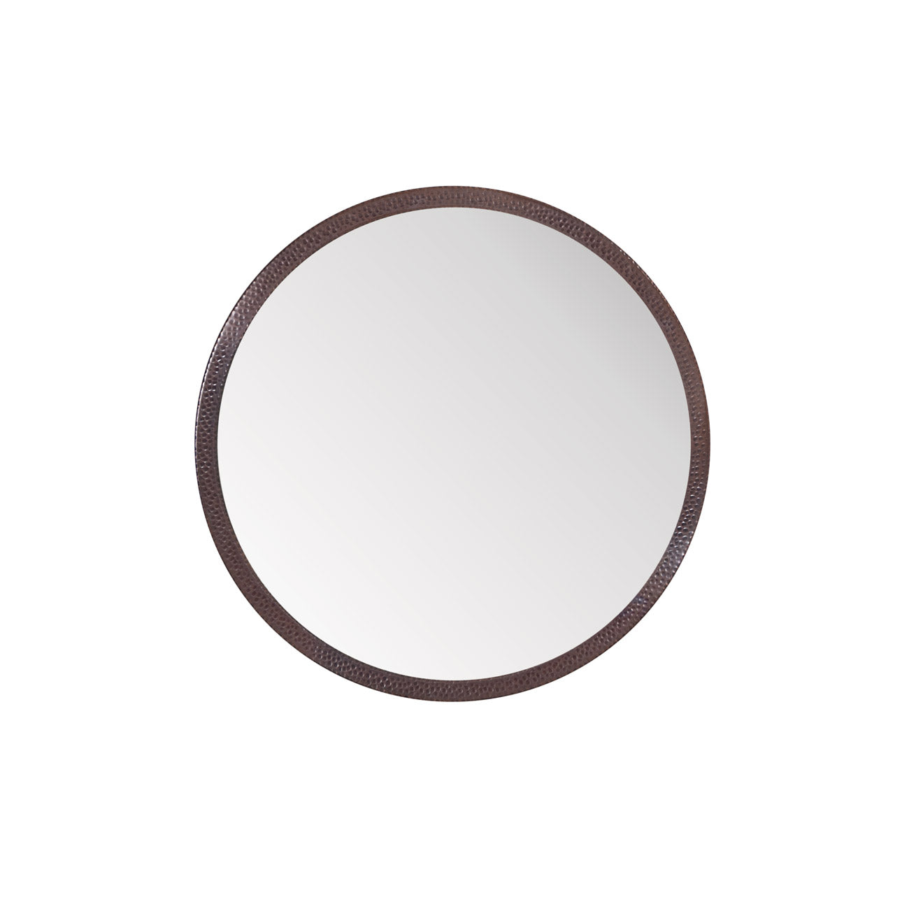 Round Copper Mirror | Alternative Image 01 | finish:Brown Copper