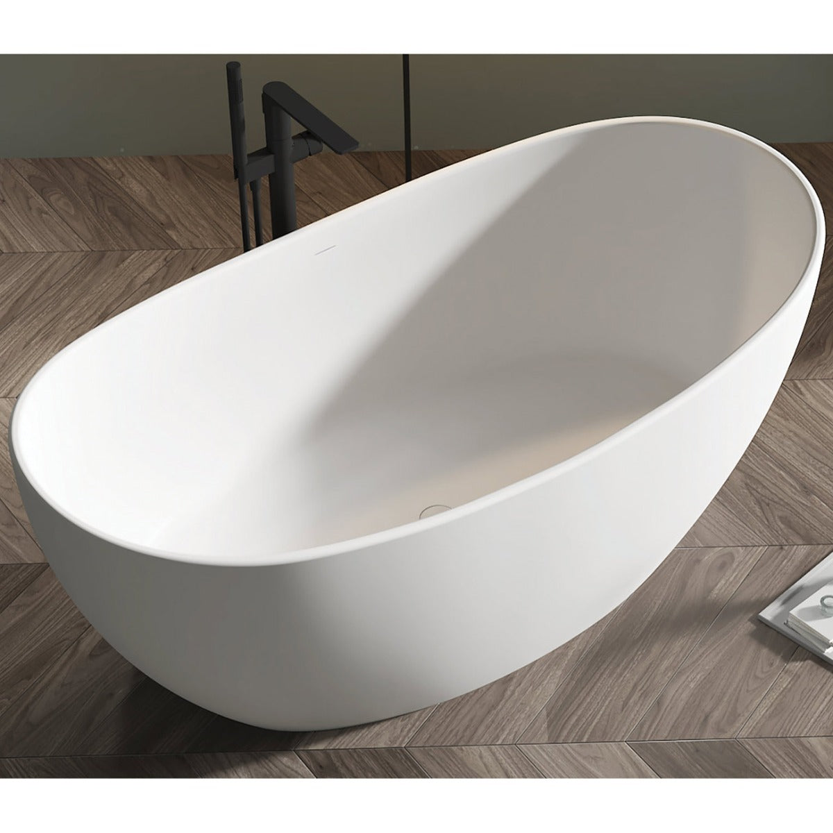 Genoa Solid Surface Bathtub | Alternative Image 02 | length:71