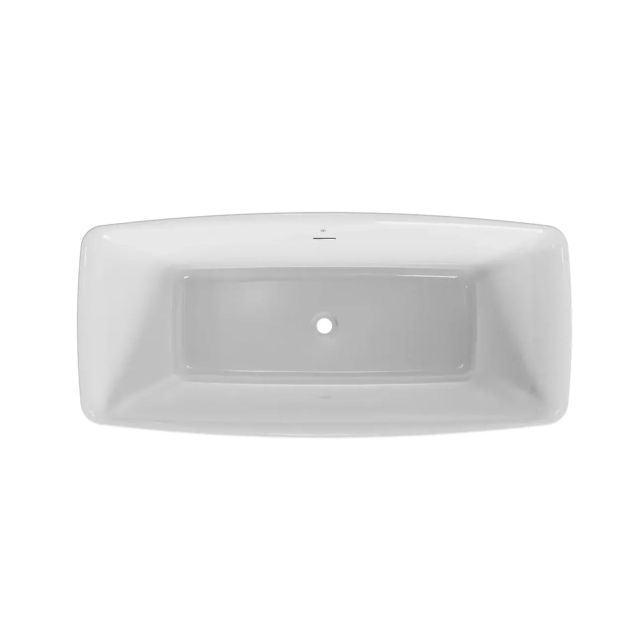 Equility Slim 67 in. x 30 in. Freestanding Bathtub | Alternative Image 04 | drain finish:White