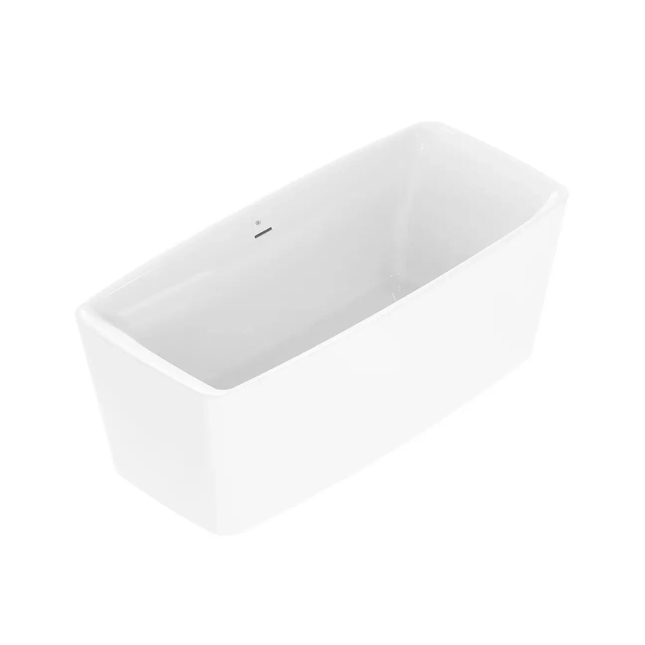 Equility Slim 67 in. x 30 in. Freestanding Bathtub | Alternative Image 03 | drain finish:White