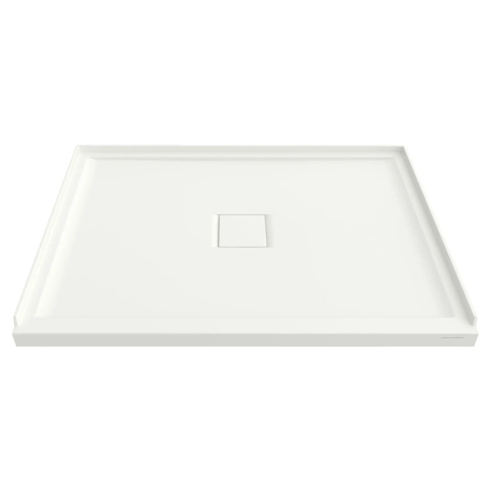48 x 36-Inch Single Threshold Shower Base With Center Drain | Alternative Image 01 | size:48 x 36 | drain location:Center